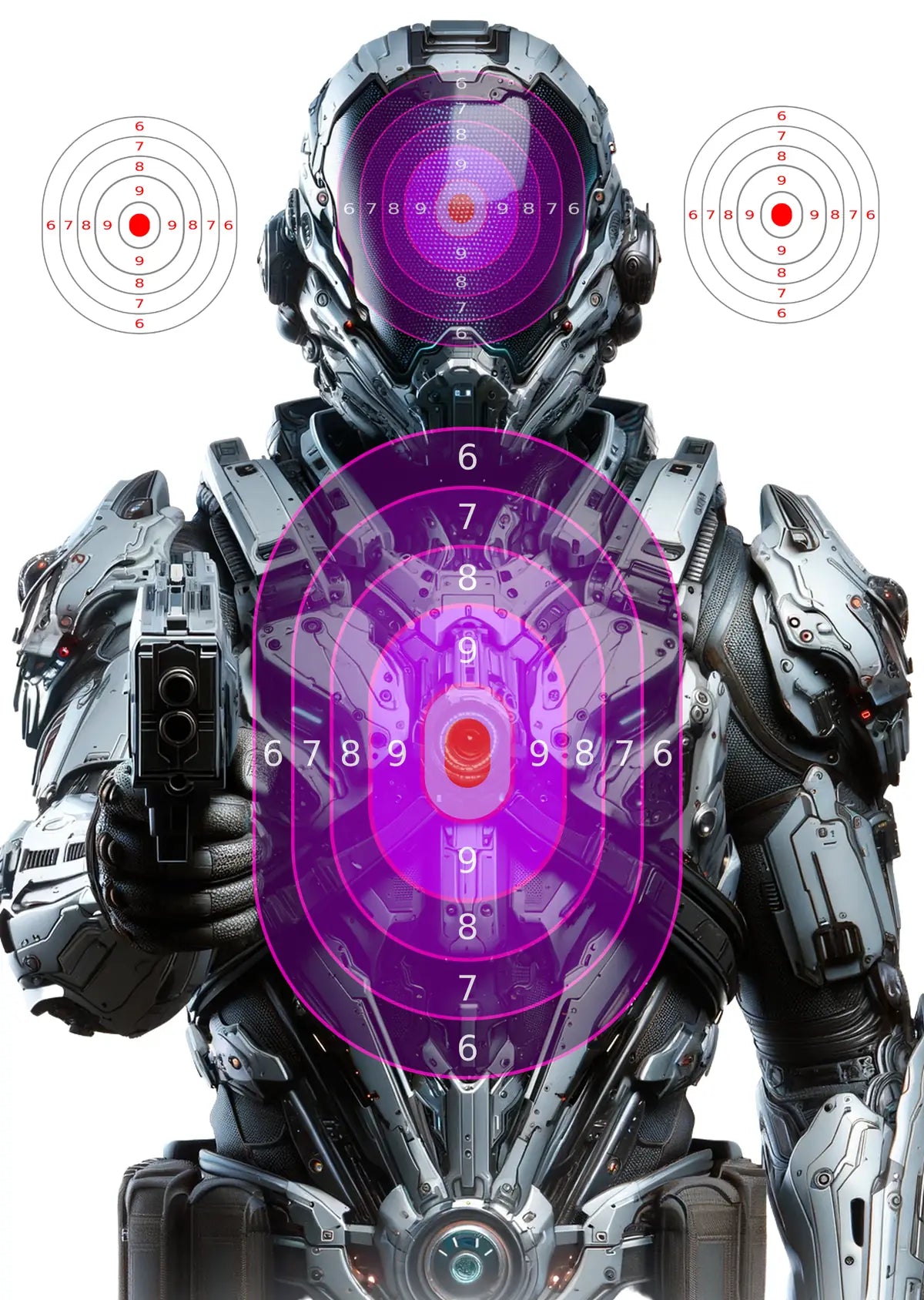 Future Warfare Target 7 - Printable Shooting Target