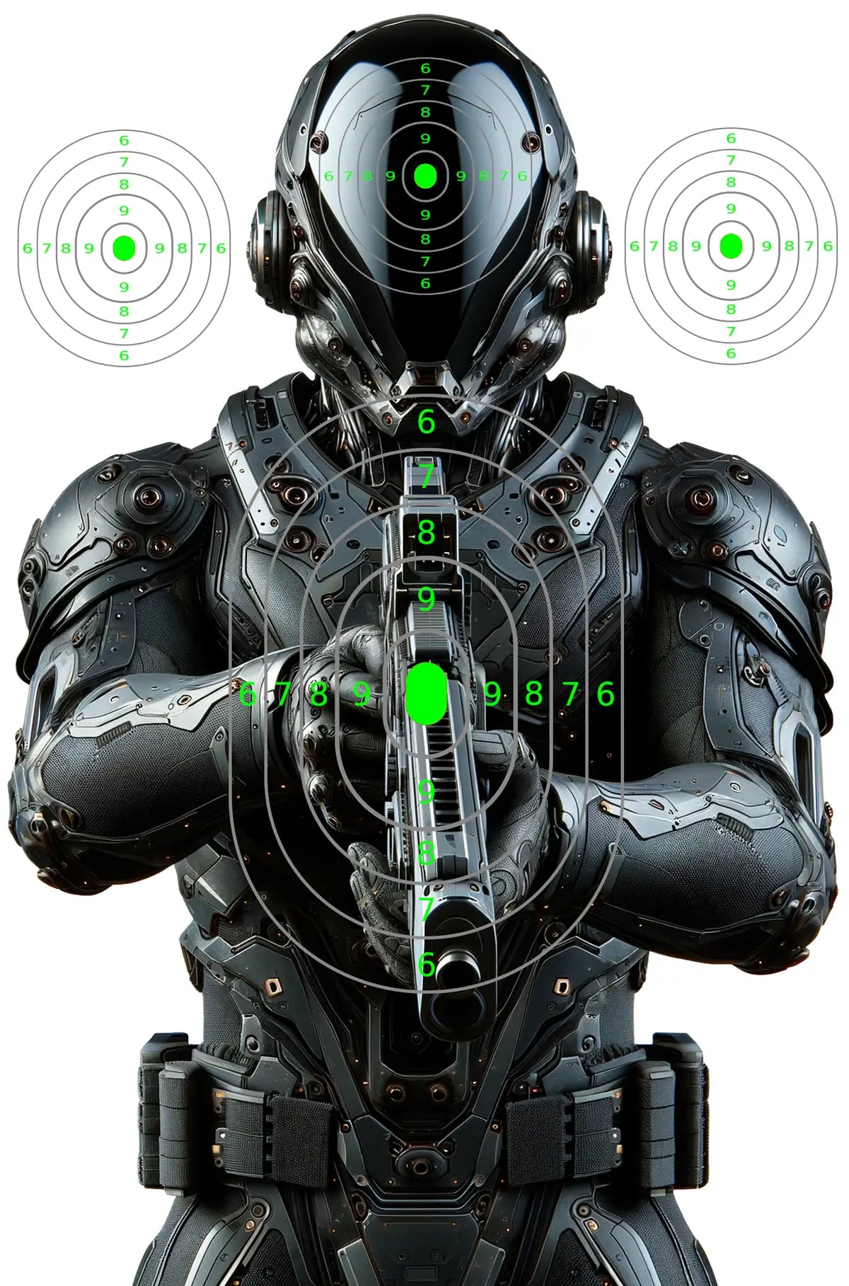 Future Warfare Target 8 - Printable Shooting Target