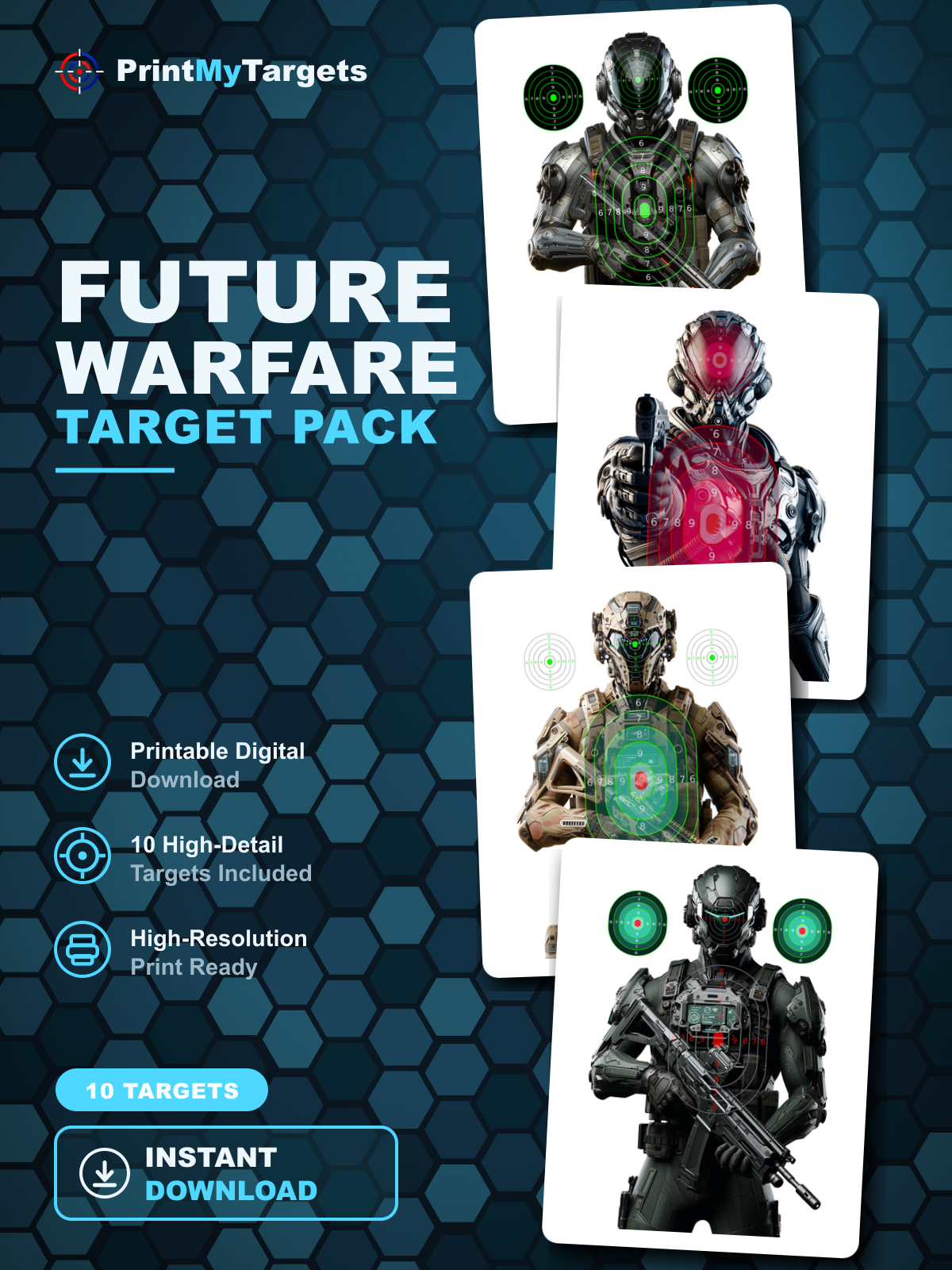 Future Warfare Pack (10 Targets)