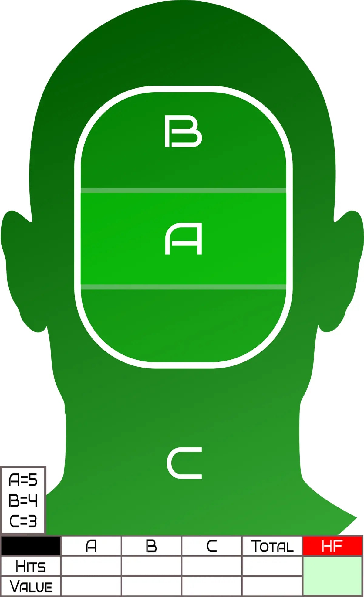 Headshot Target 21 - Printable Shooting Target