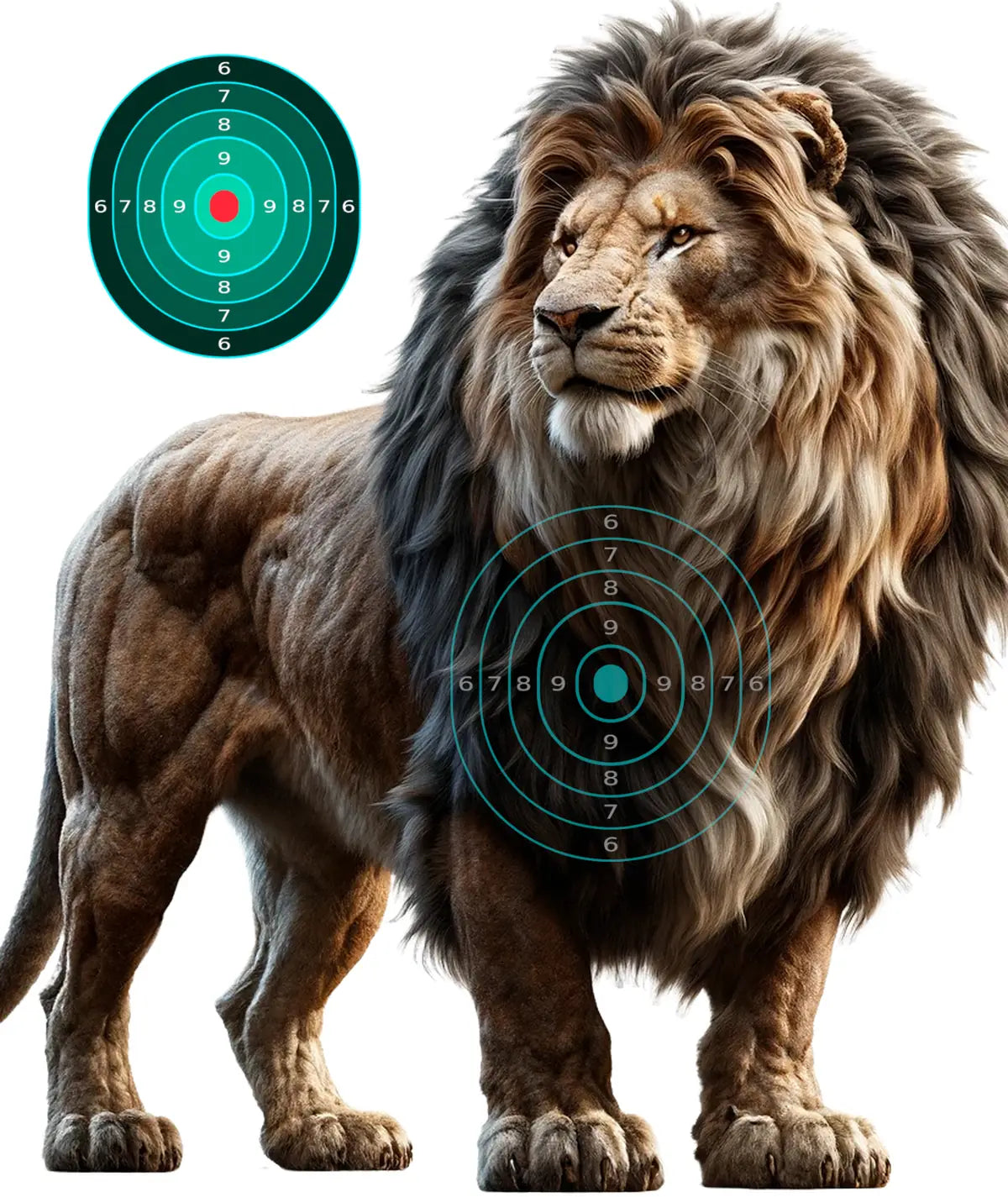 Ice Age American Lion Target 17 - Printable Shooting Target
