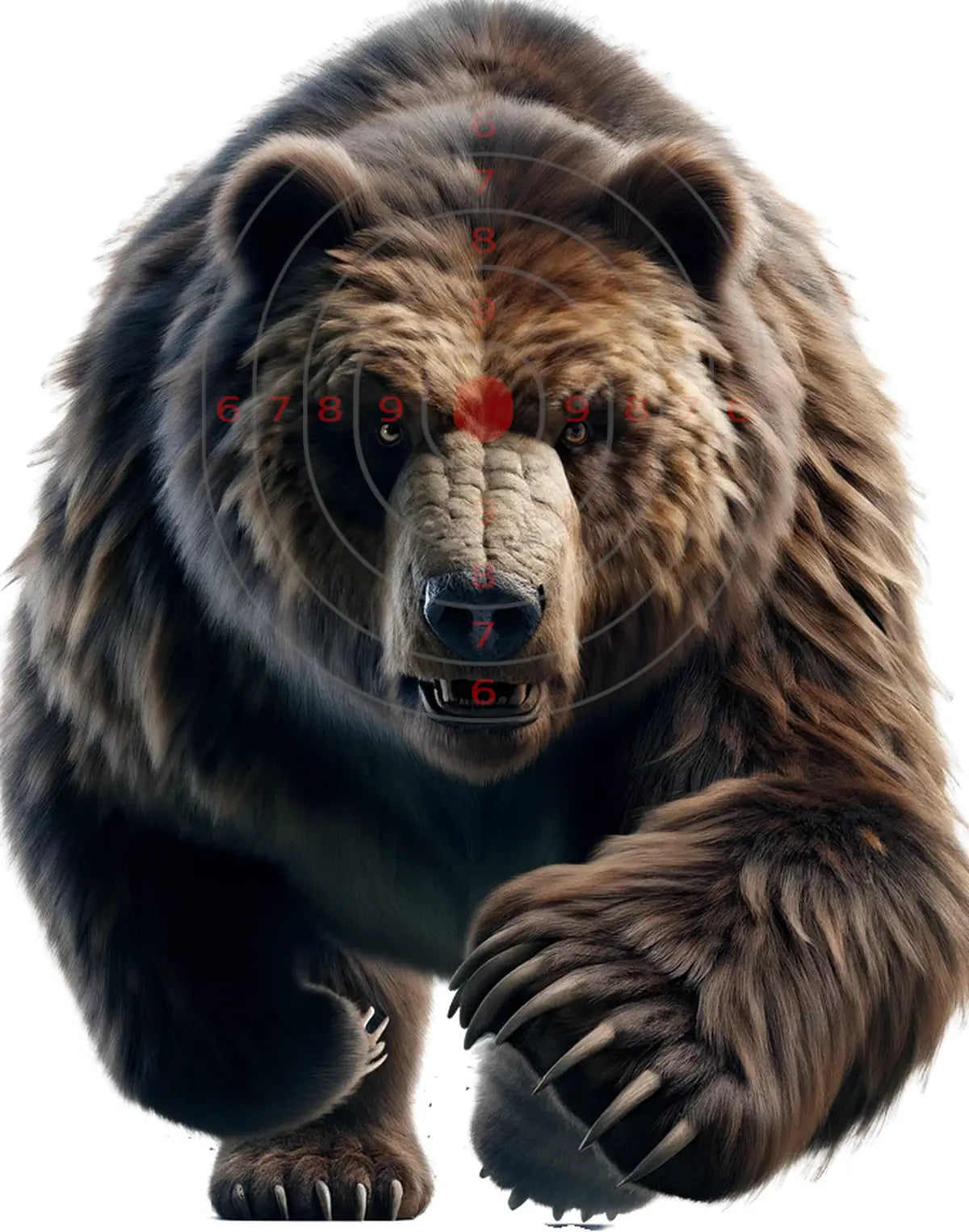 Ice Age Cave Bear Target 1 - Printable Shooting Target
