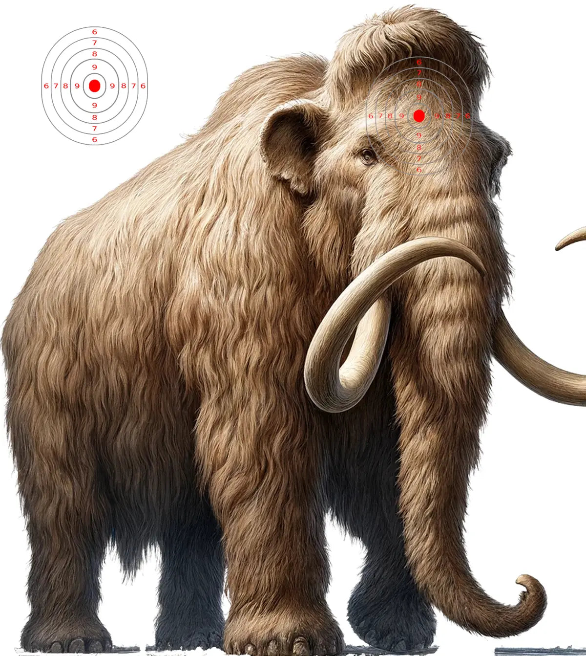 Ice Age Columbian Mammoth Target 16 - Printable Shooting Target