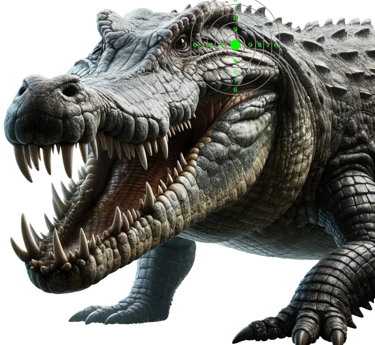 Ice Age Crocodile Target 13 - Printable Shooting Target