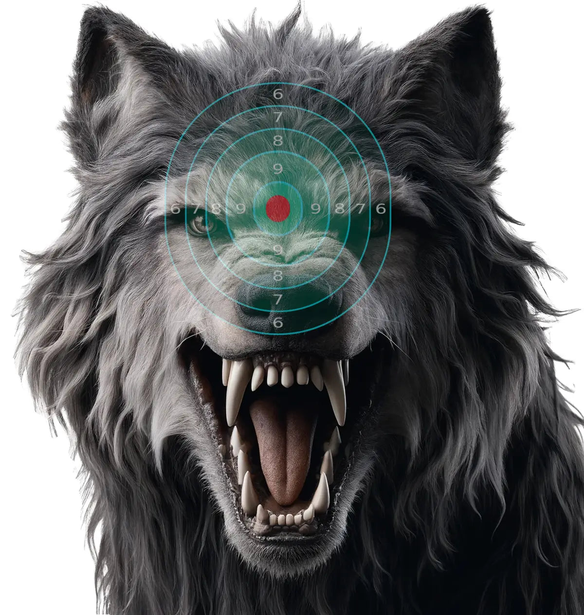 Ice Age Dire Wolf Target 46 - Printable Shooting Target