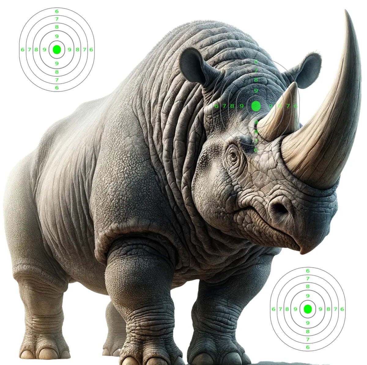Ice Age Giant Rhino Target 11 - Printable Shooting Target