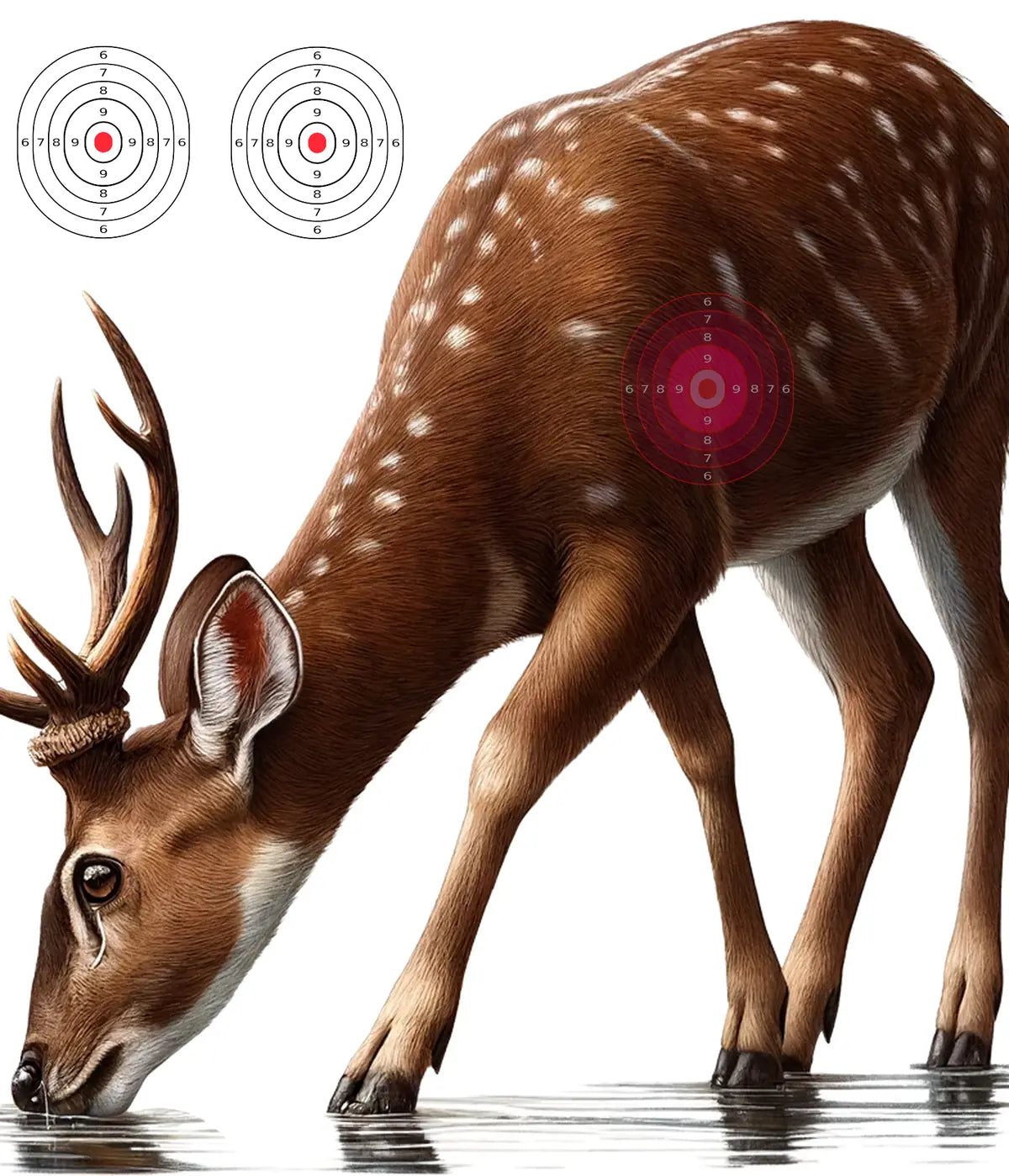 Indian Jungle Deer Target 32 - Printable Shooting Target