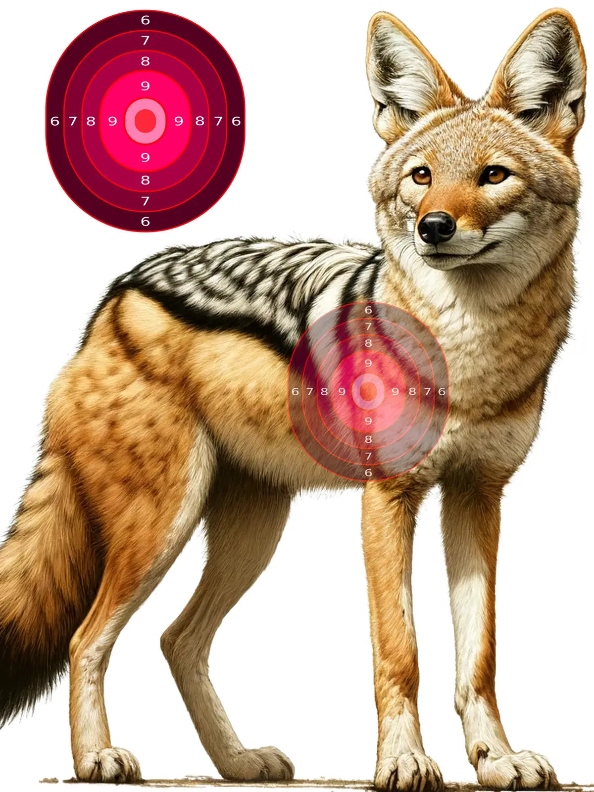 Indian Jungle Jackal Target 41 - Printable Shooting Target