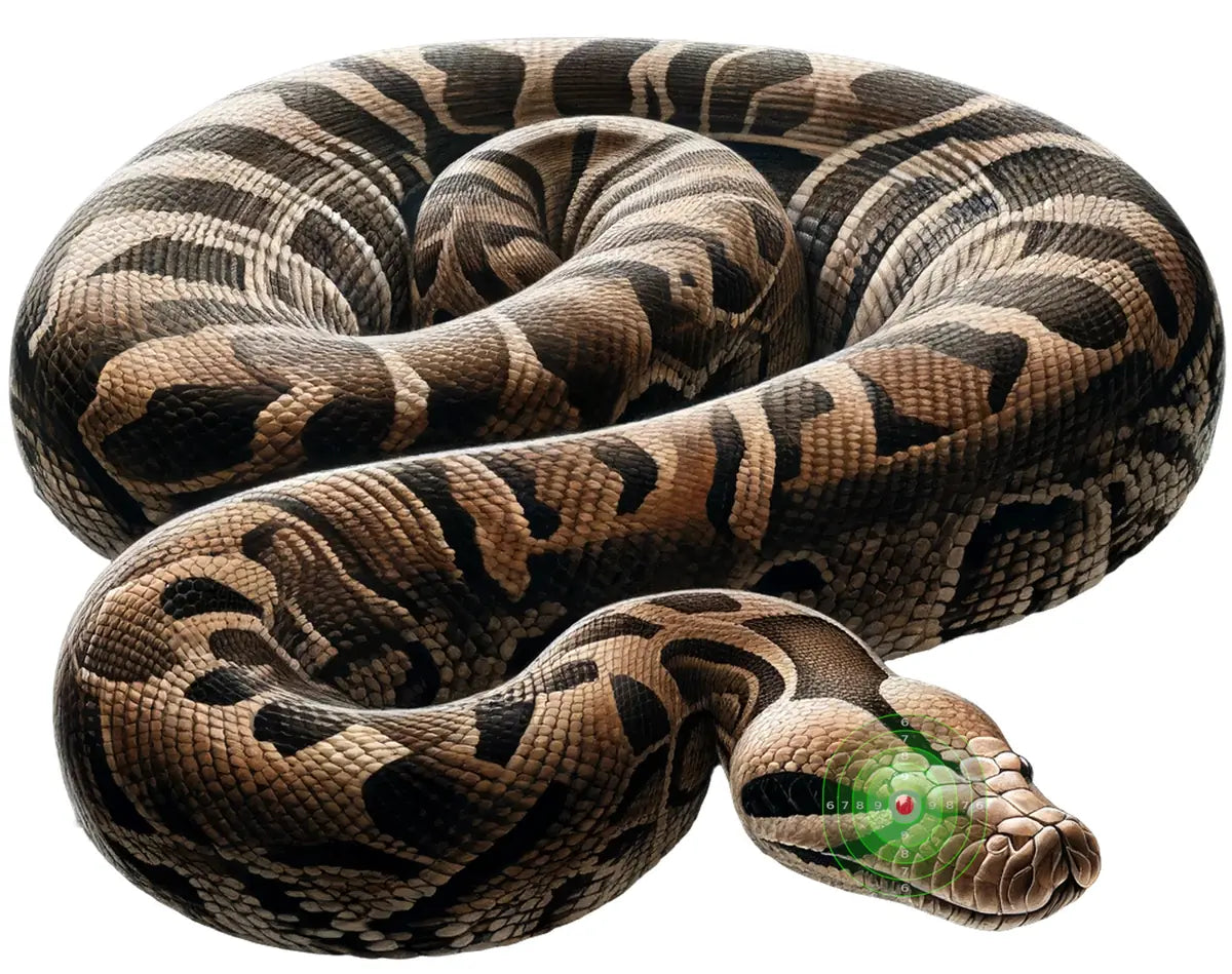 Indian Jungle Python Target 50 - Printable Shooting Target