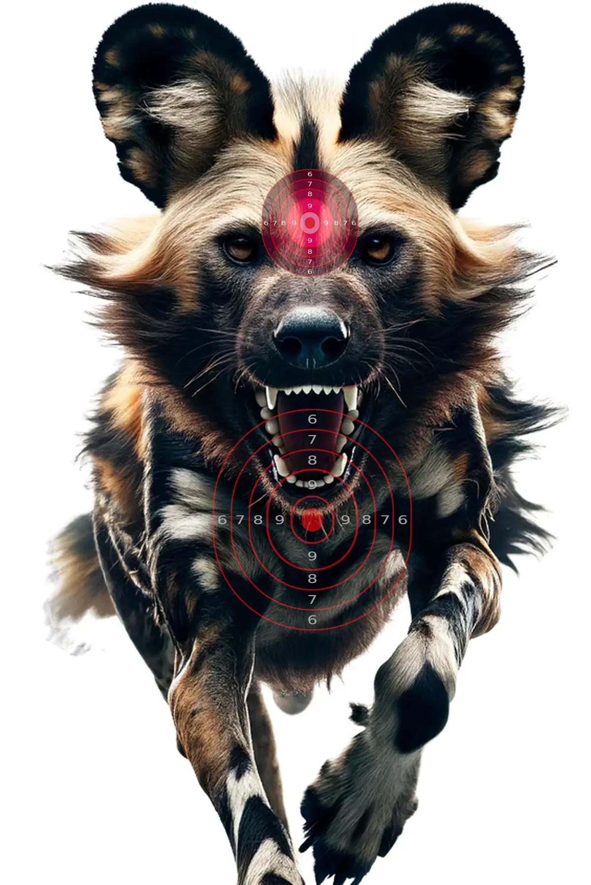 Indian Jungle Wild Dog Target 19 - Printable Shooting Target