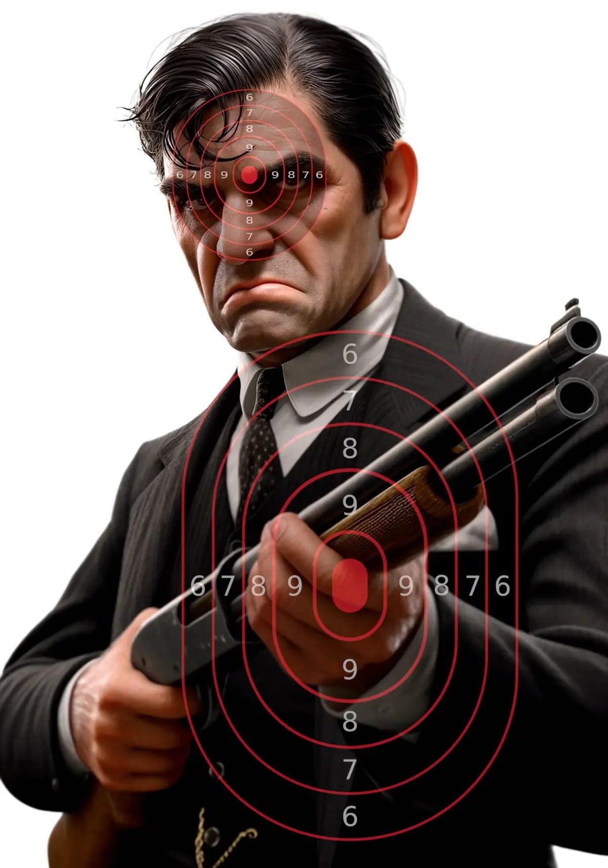Mobsters Target 1 - Printable Shooting Target