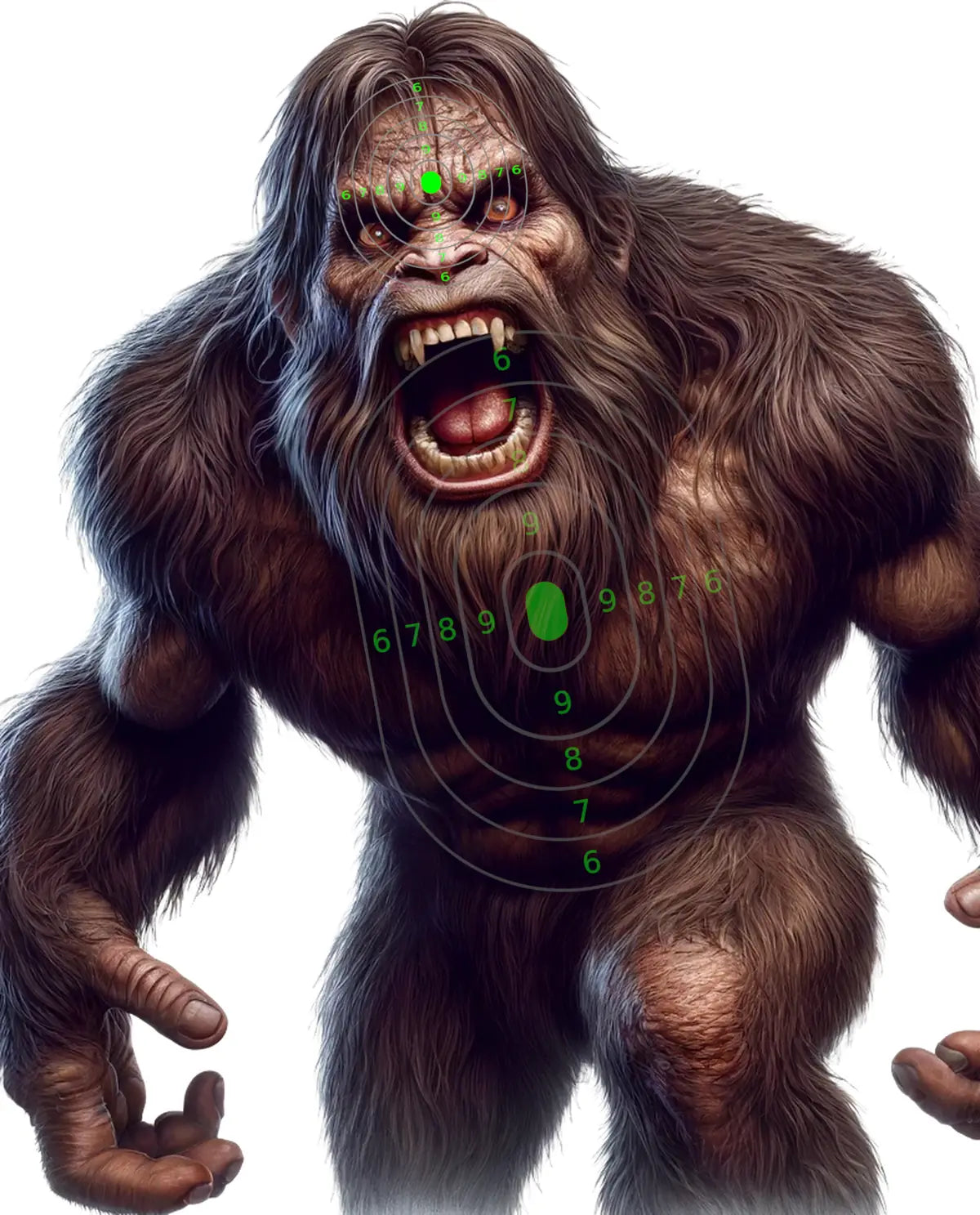 Monsters Target 1 - Printable Shooting Target