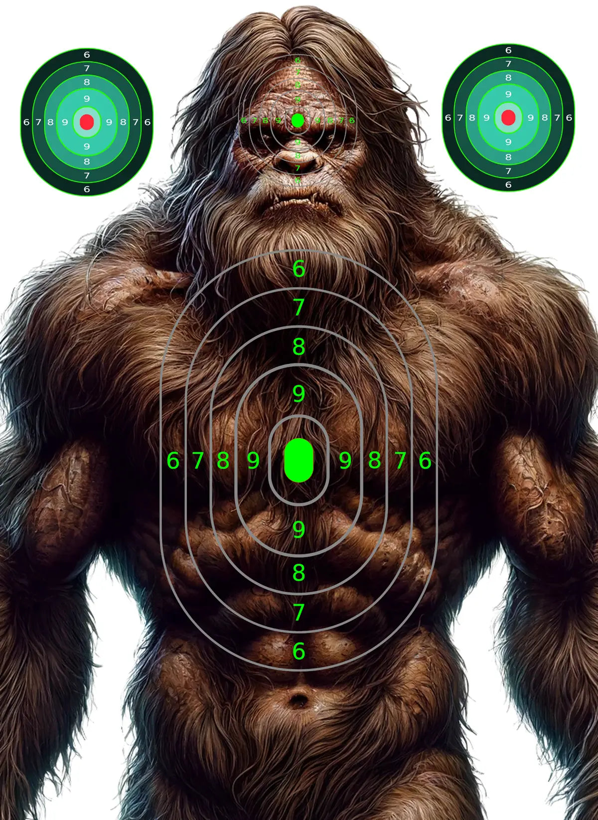 Monsters Target 6 - Printable Shooting Target