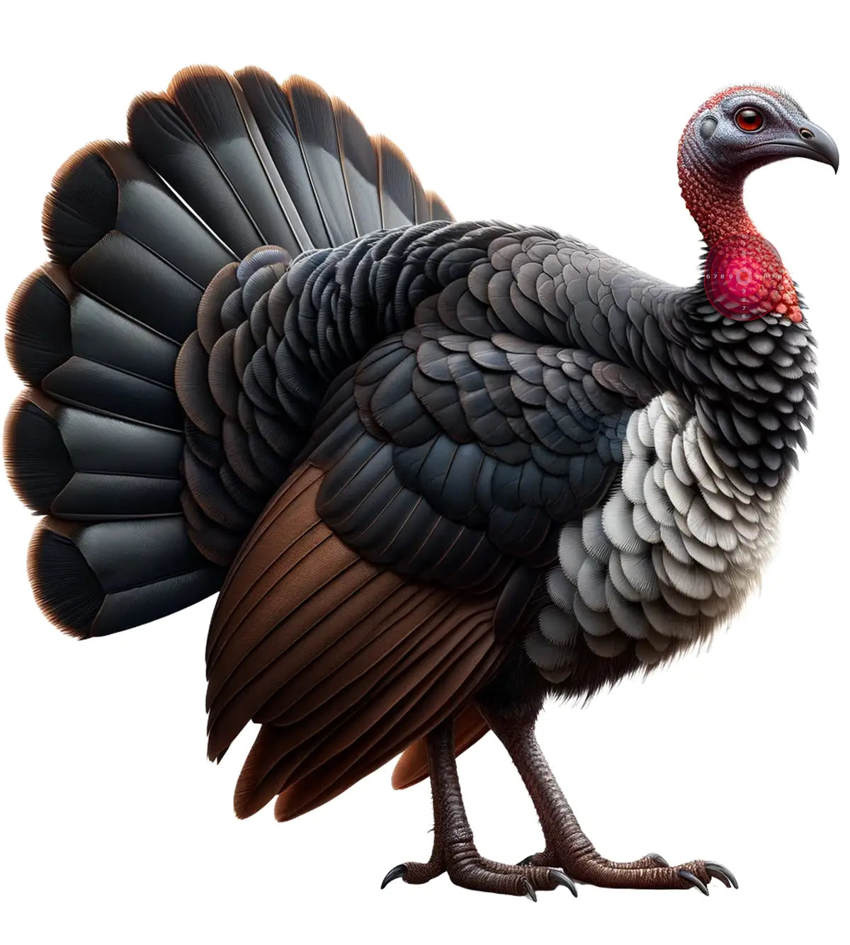 Outback Australian Brush Turkey Target 20 - Printable Shooting Target