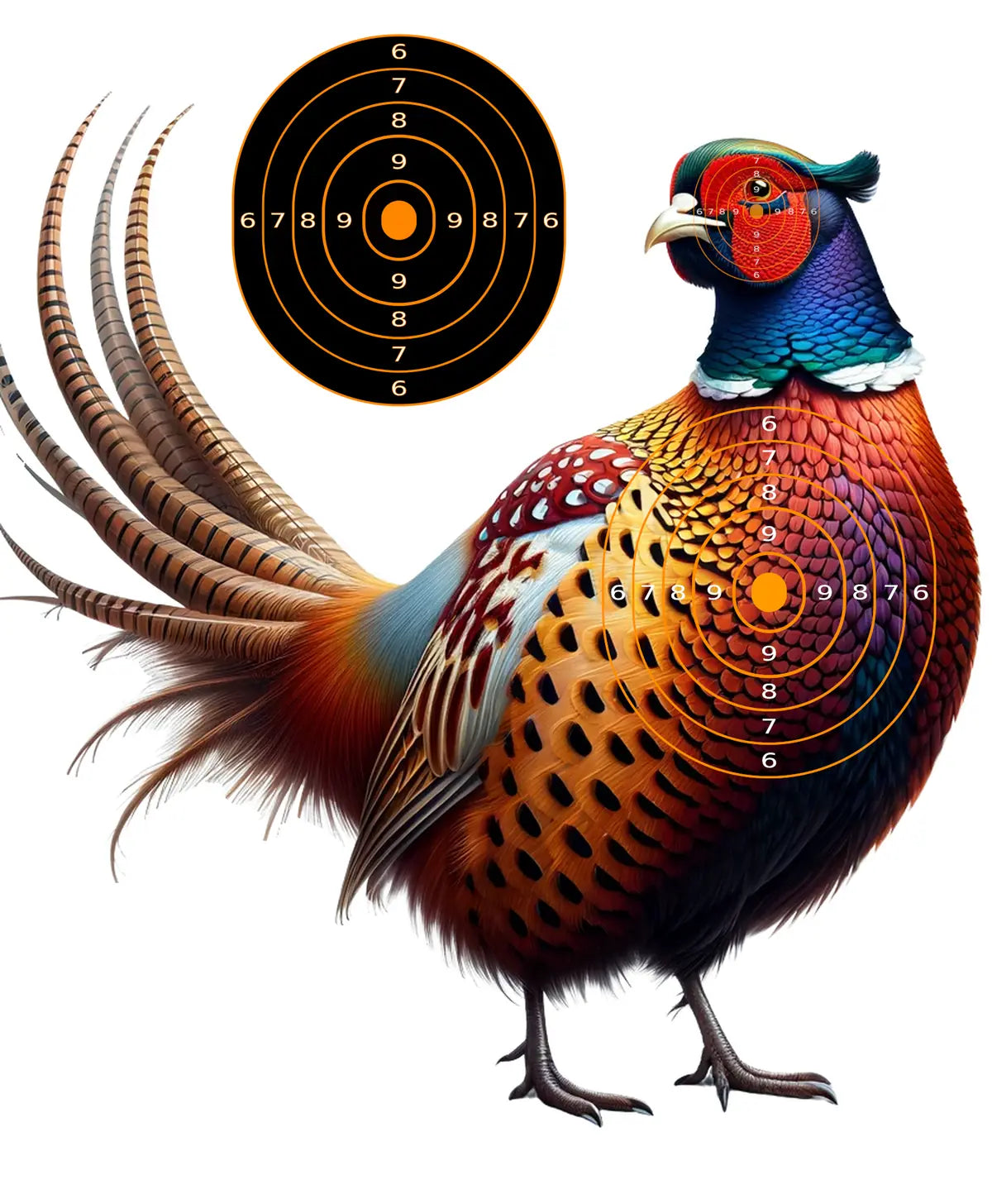 Outback Common Pheasant Target 13 - Printable Shooting Target