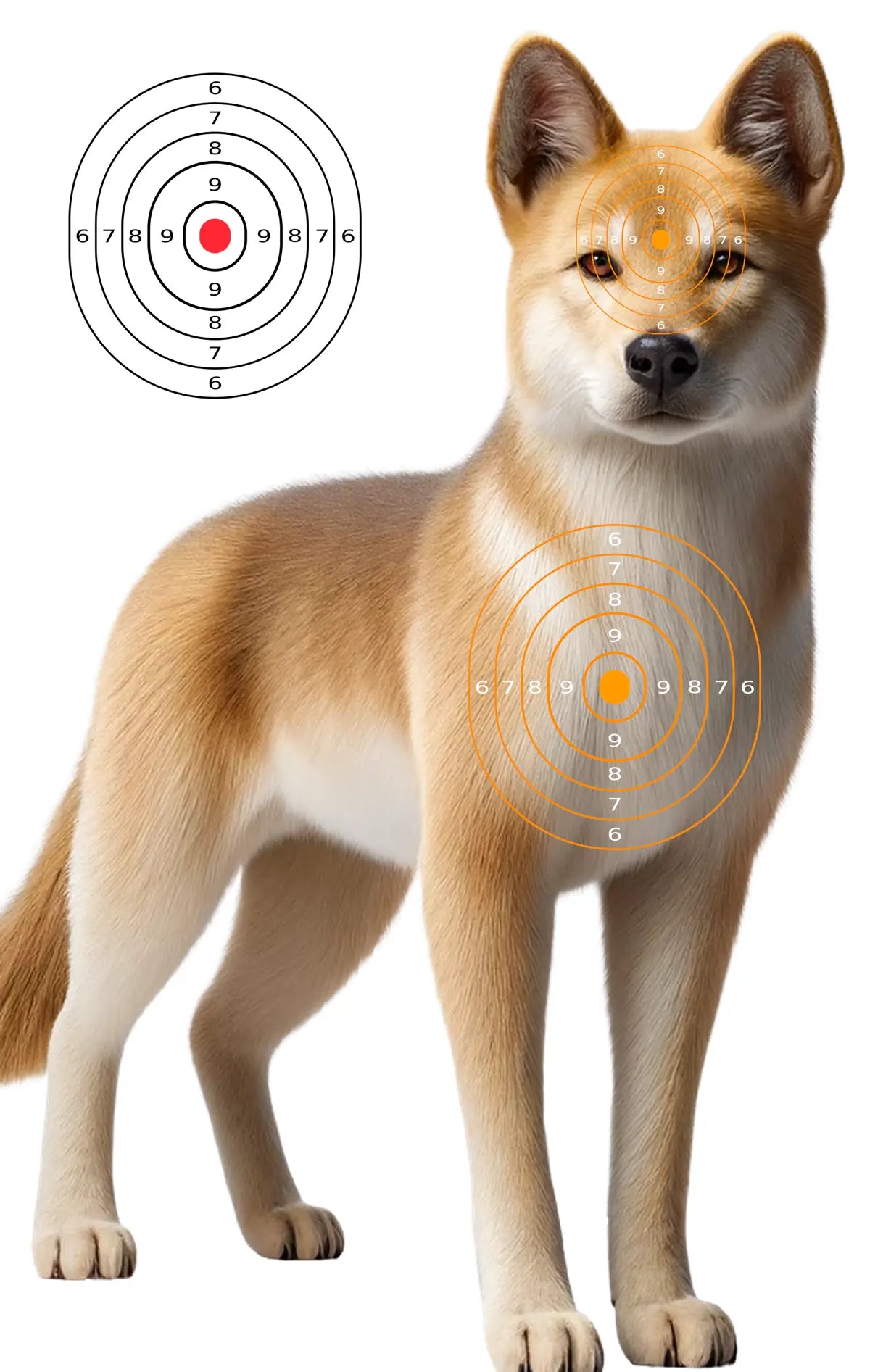 Outback Dingo Target 2 - Printable Shooting Target