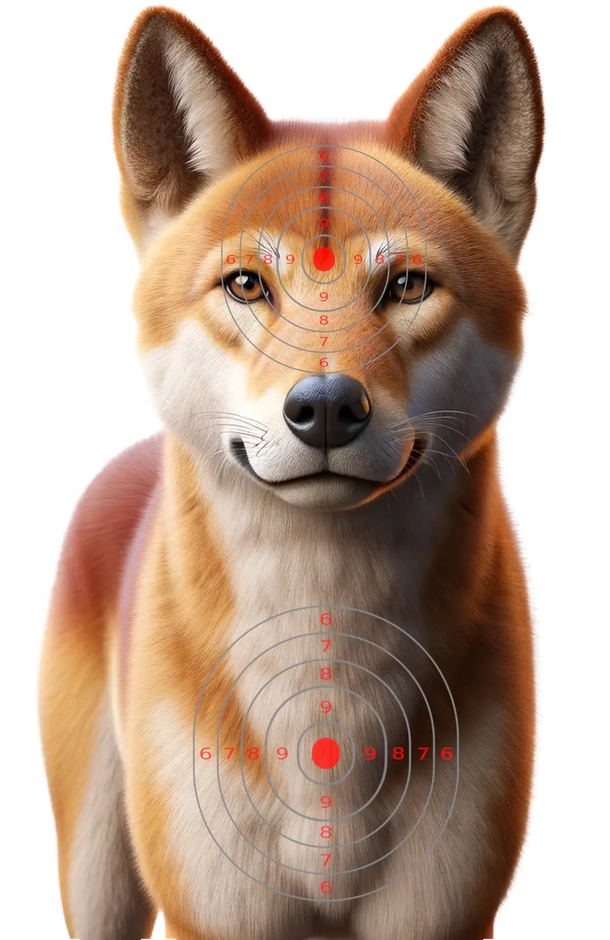 Outback Dingo Target 23 - Printable Shooting Target