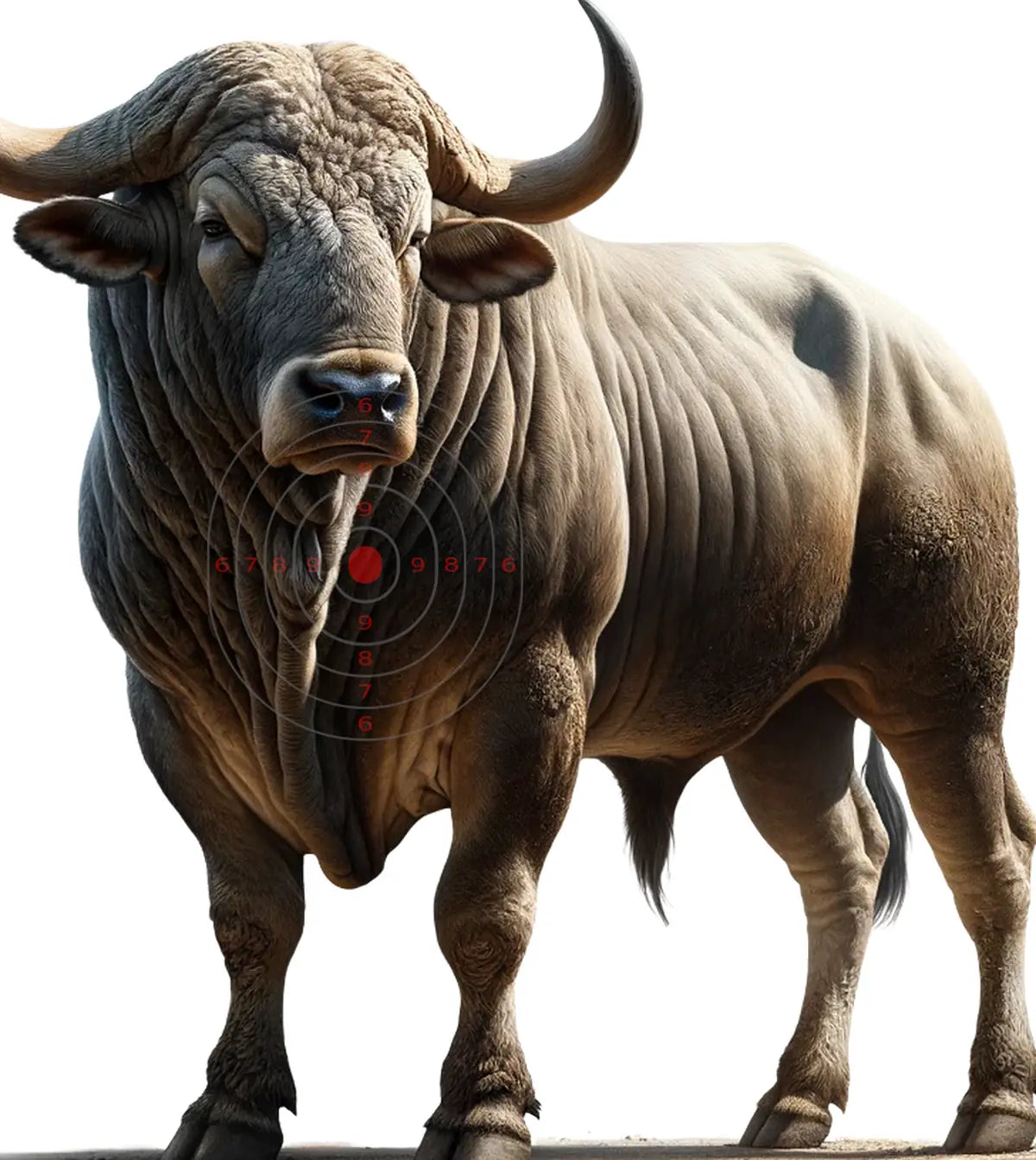 Outback Scrub Bull Target 19 - Printable Shooting Target