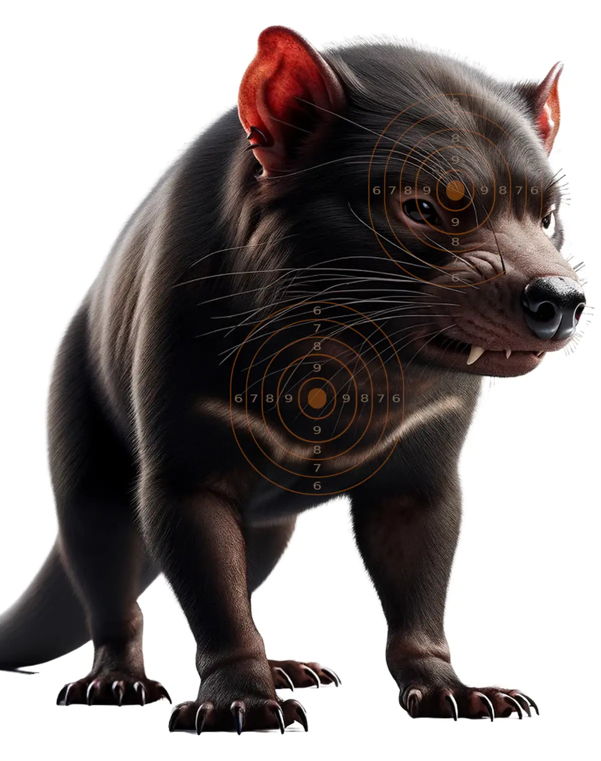 Outback Tasmanian Devil Target 1 - Printable Shooting Target