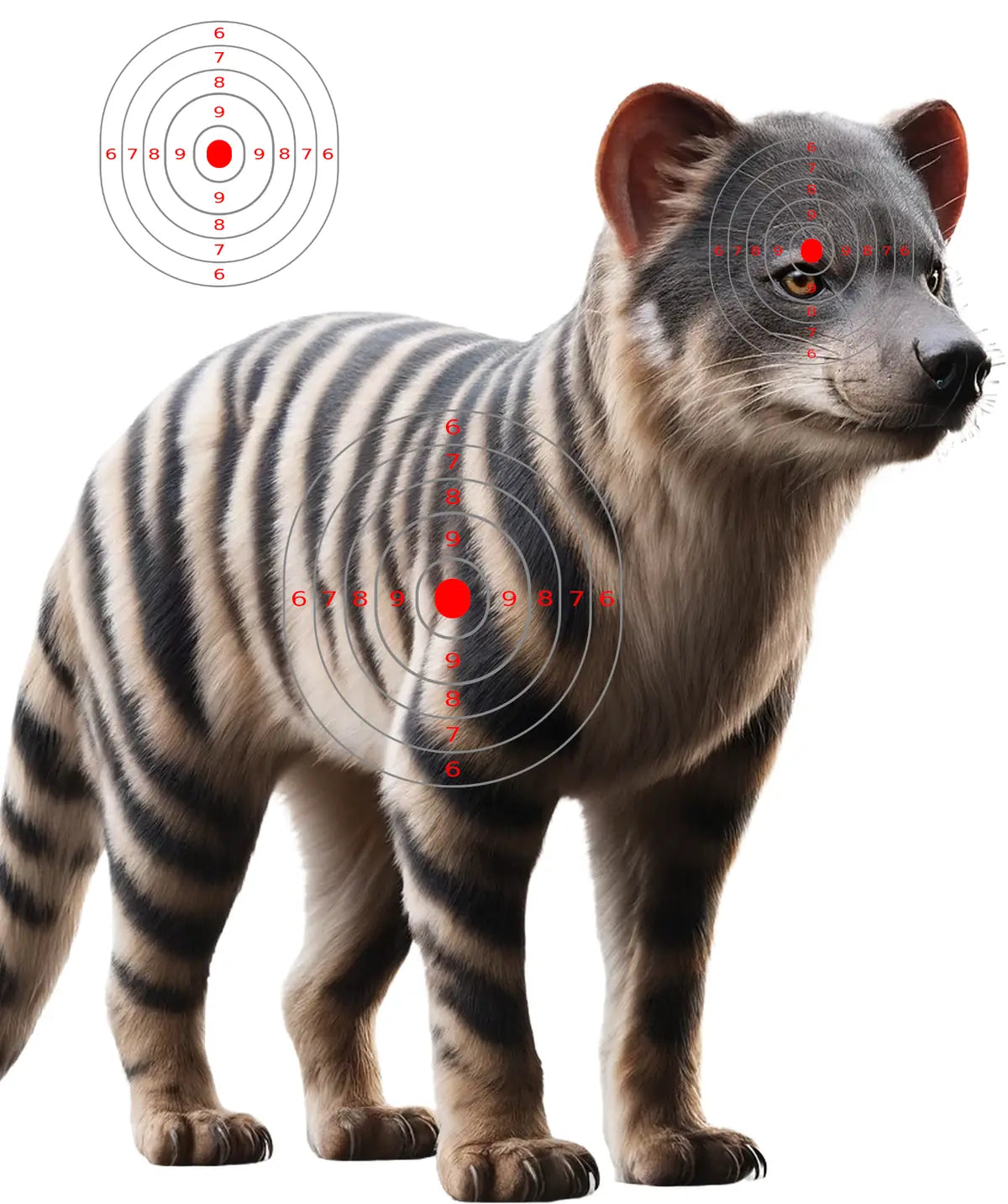 Outback Tasmanian Tiger Target 3 - Printable Shooting Target