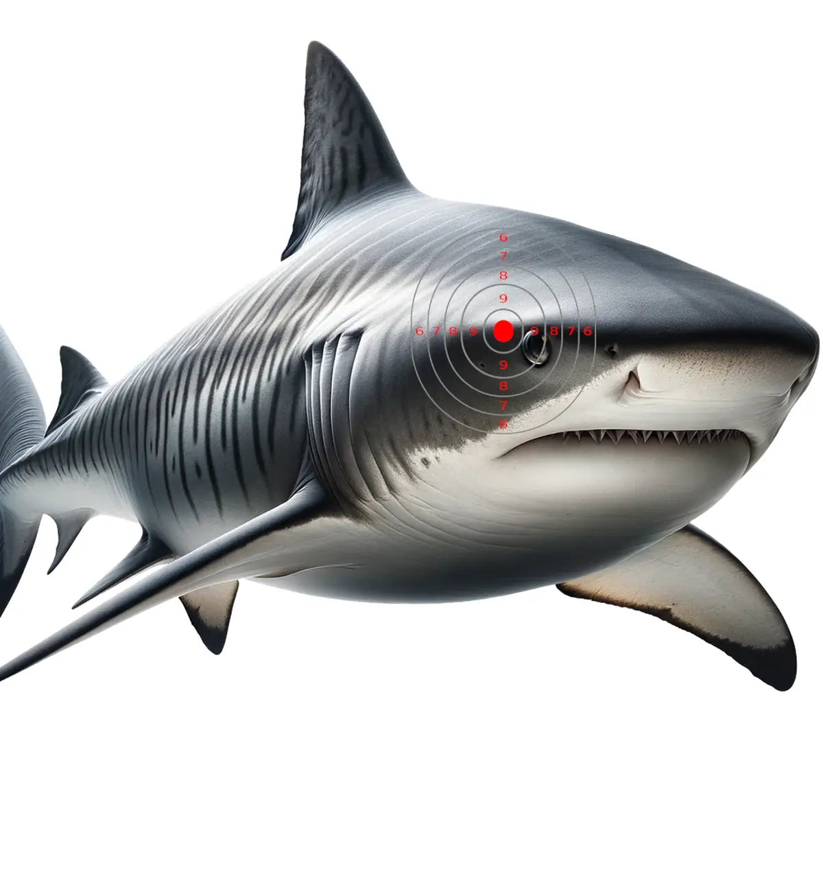 Outback Tiger Shark Target 28 - Printable Shooting Target