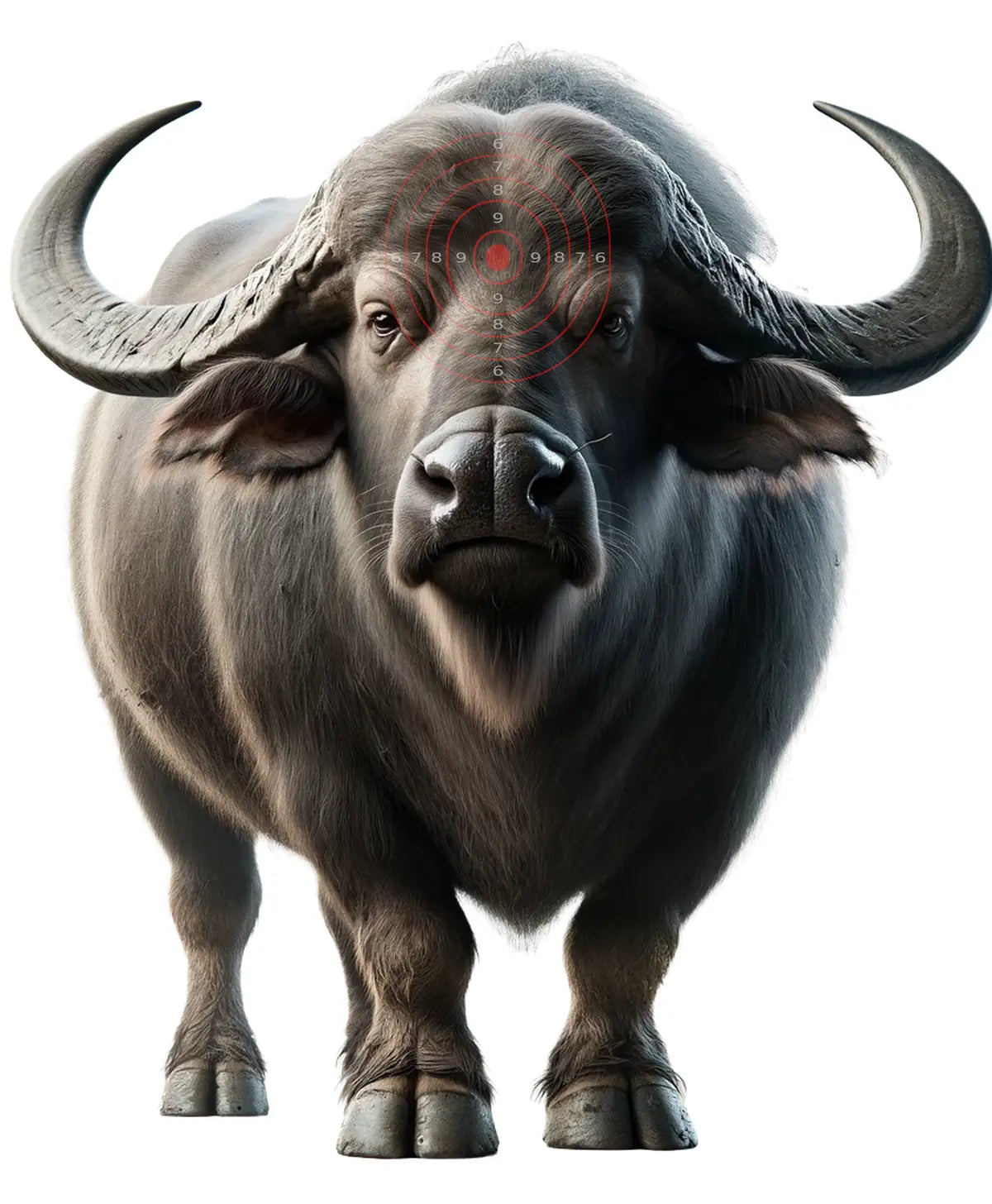 Outback Water Buffalo Target 33 - Printable Shooting Target