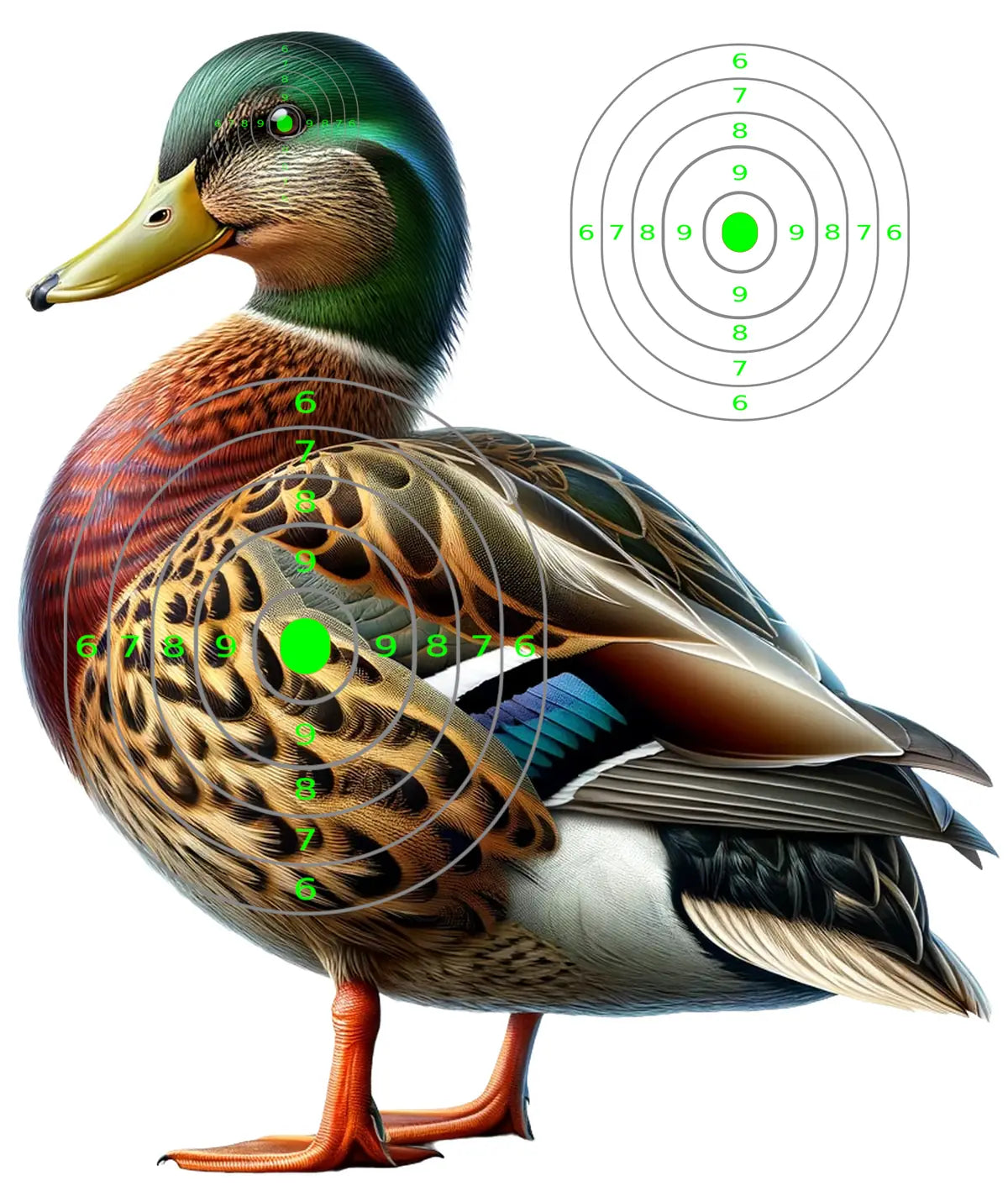Outback Wild Duck Target 12 - Printable Shooting Target