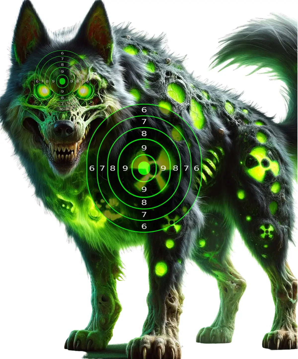 Radioactive Target 14 - Printable Shooting Target