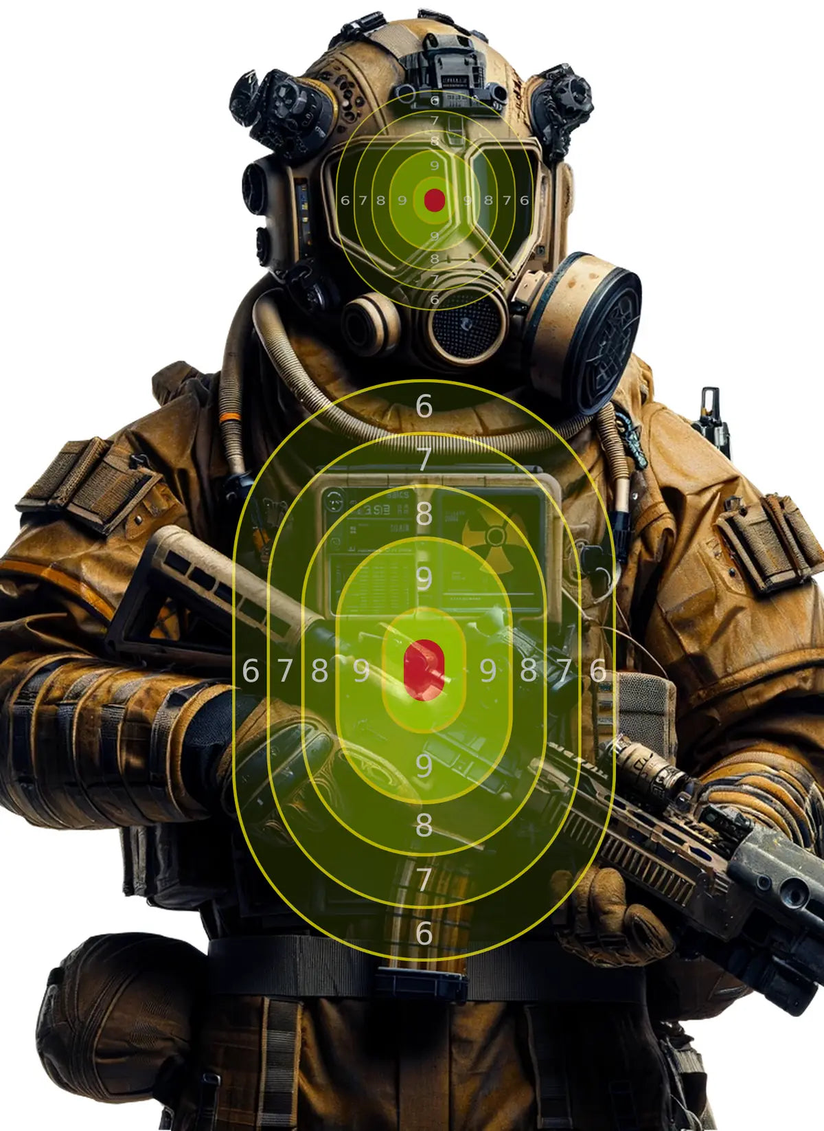 Radioactive Target 30 - Printable Shooting Target