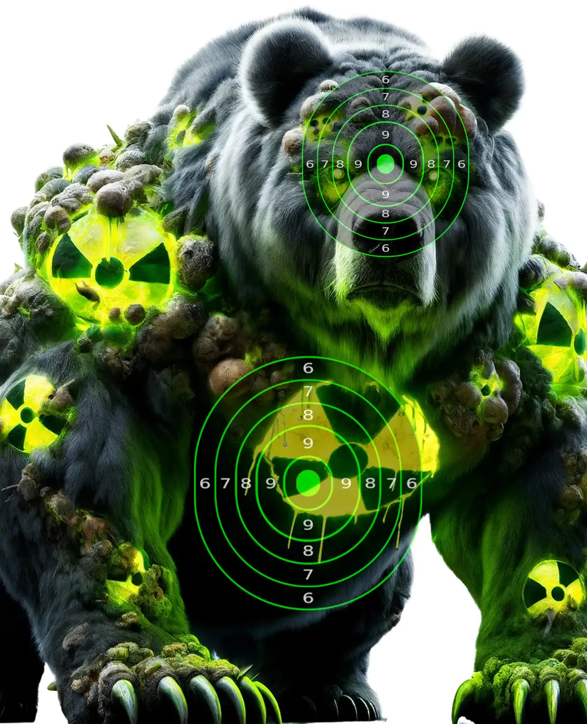 Radioactive Target 9 - Printable Shooting Target