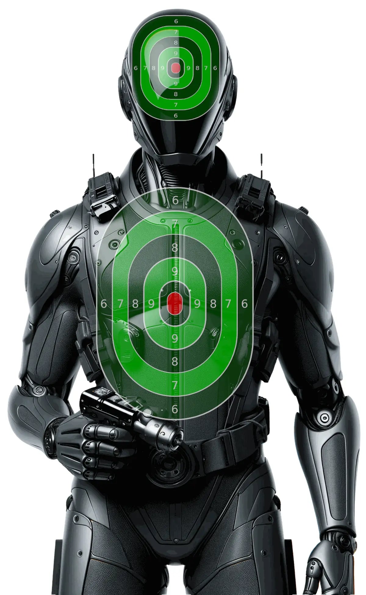 Robot And Drones Target 11 - Printable Shooting Target