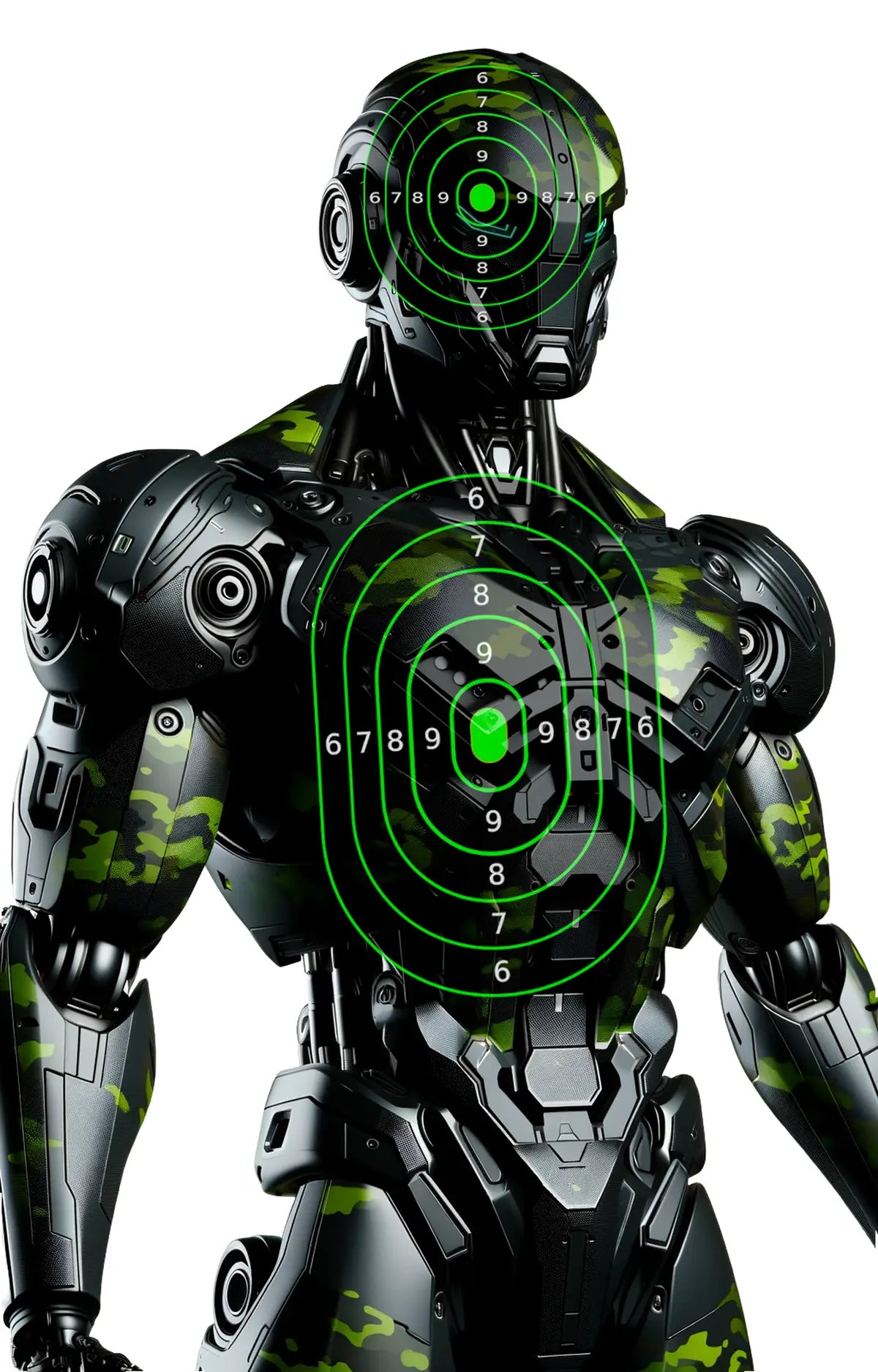 Robot And Drones Target 26 - Printable Shooting Target