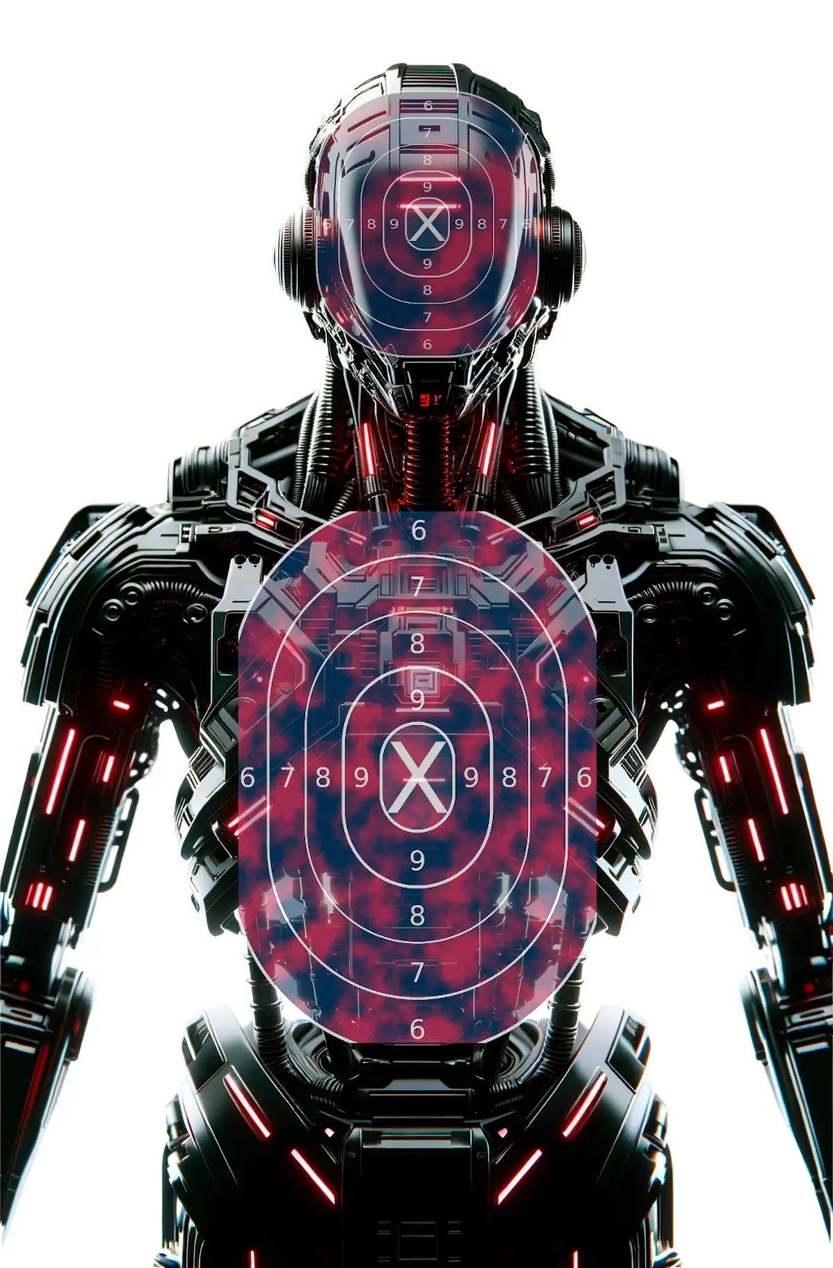 Robot And Drones Target 39 - Printable Shooting Target