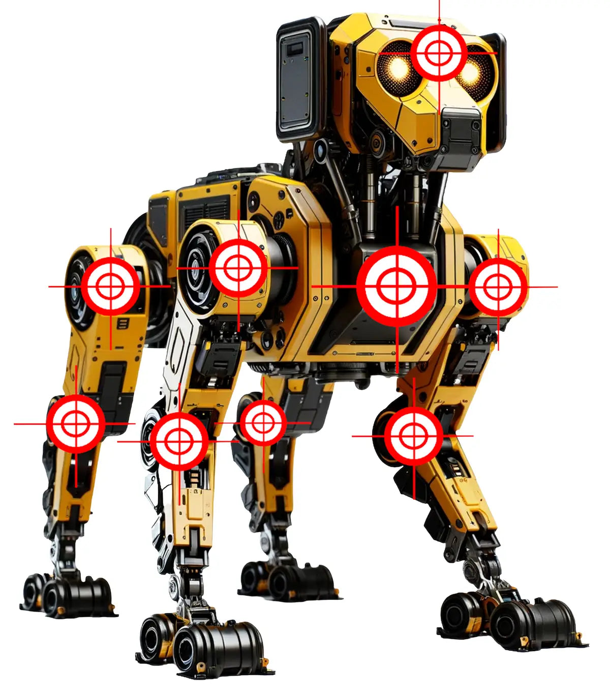 Robot And Drones Target 46 - Printable Shooting Target
