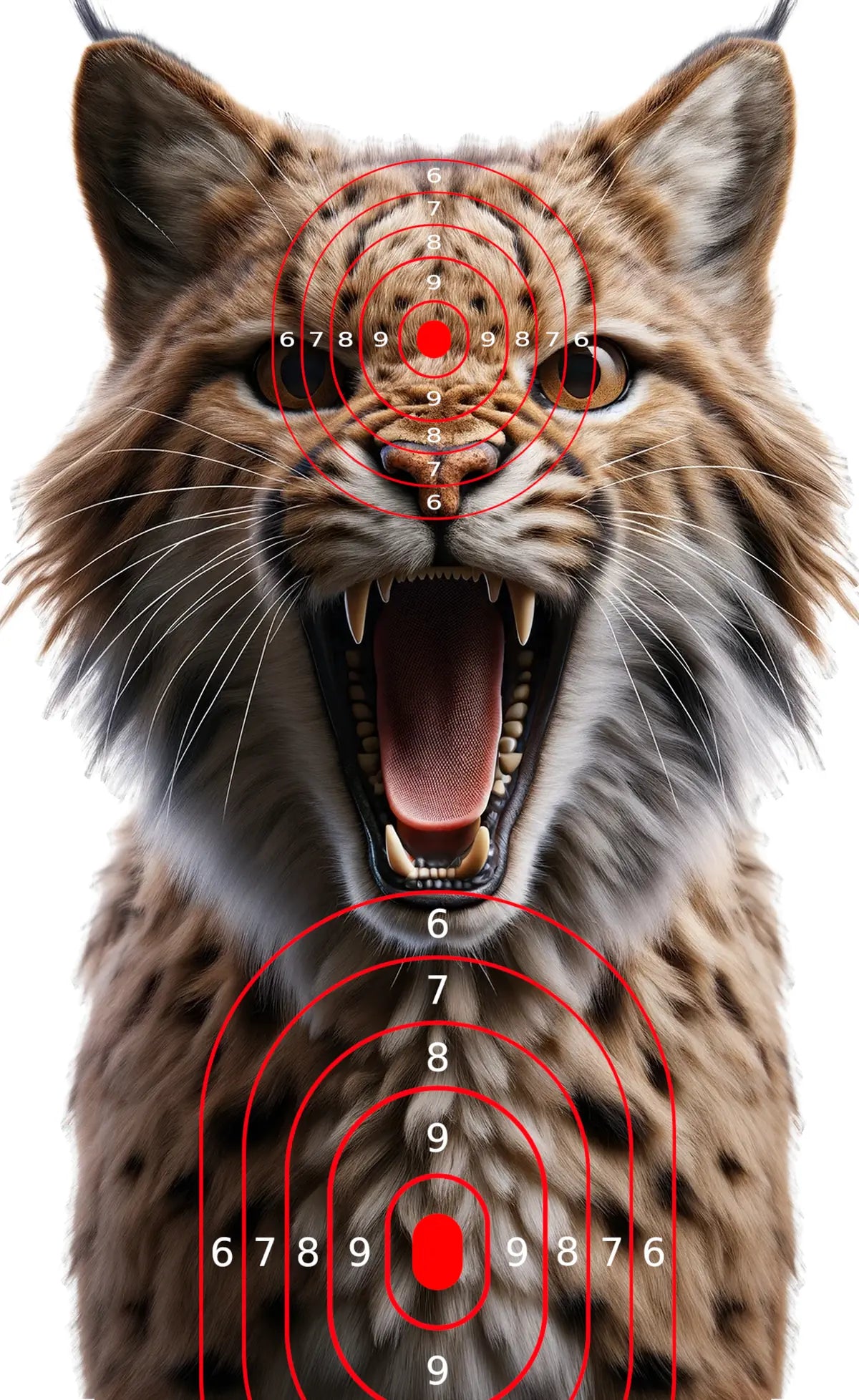 Safari Animals African Wild Cat Target 27 - Printable Shooting Target