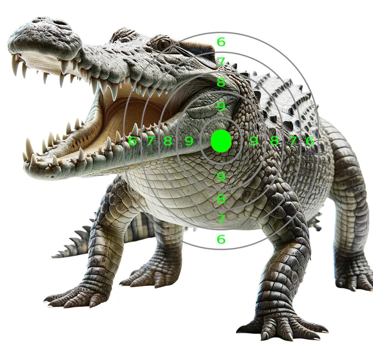 Safari Animals Crocodile Target 34 - Printable Shooting Target