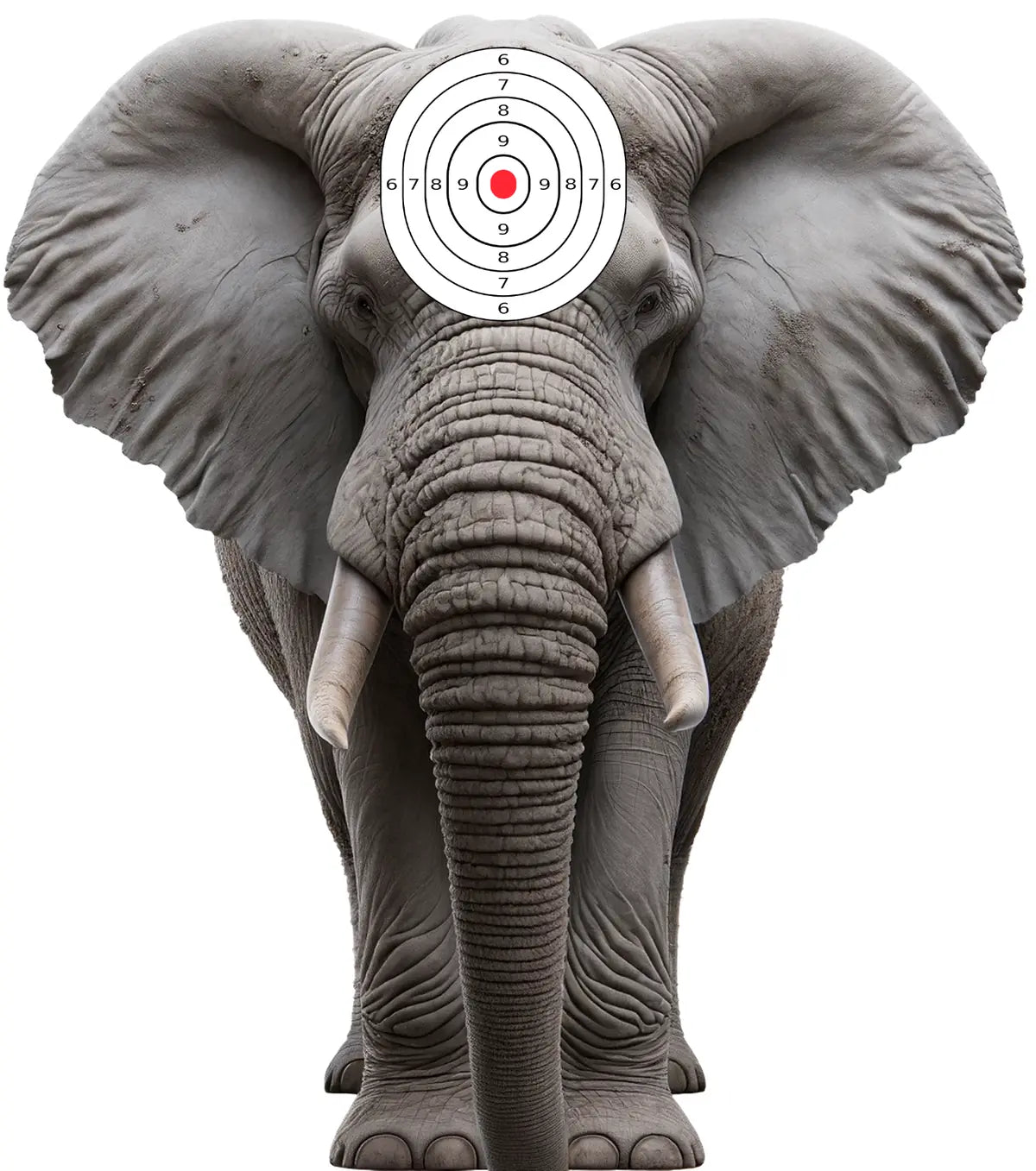 Safari Animals Elephant Target 23 - Printable Shooting Target