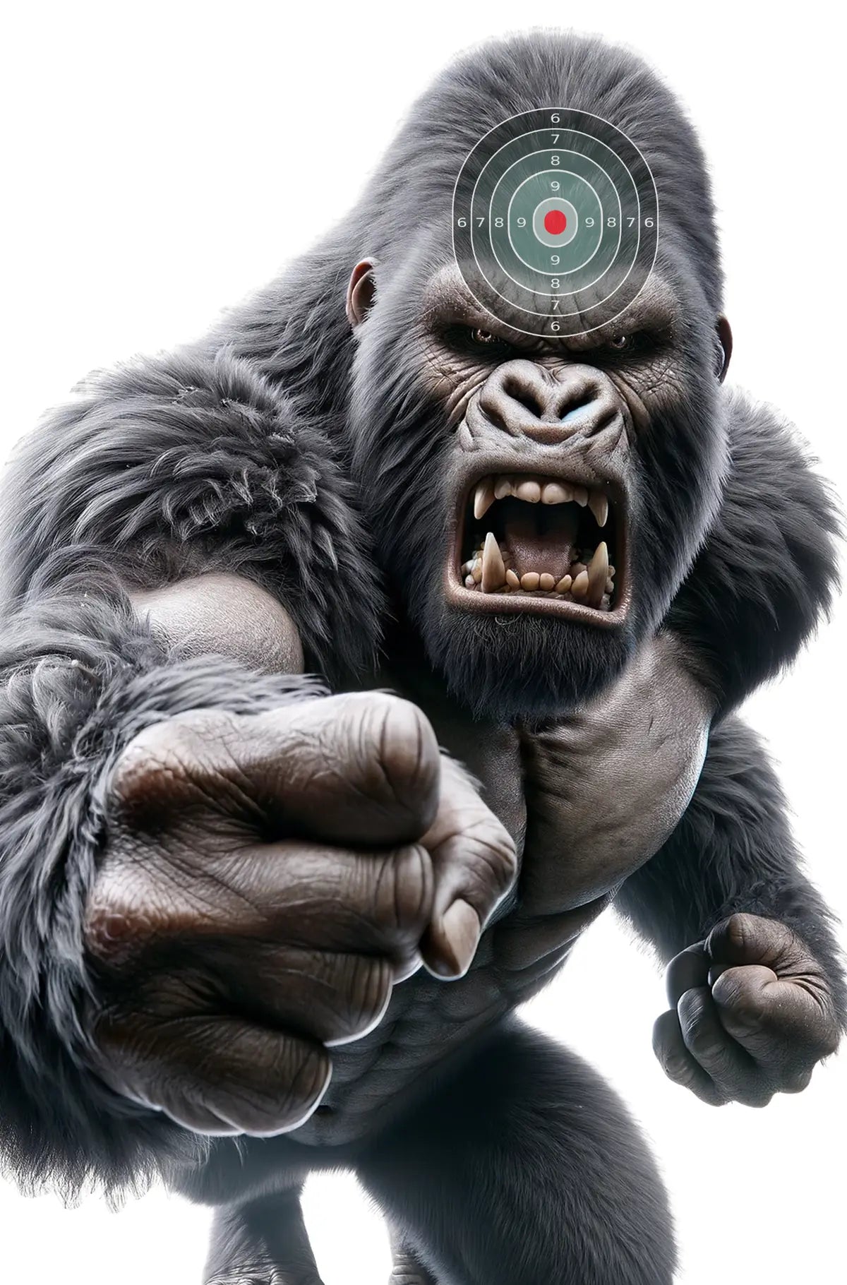 Safari Animals Gorilla Target 13 - Printable Shooting Target