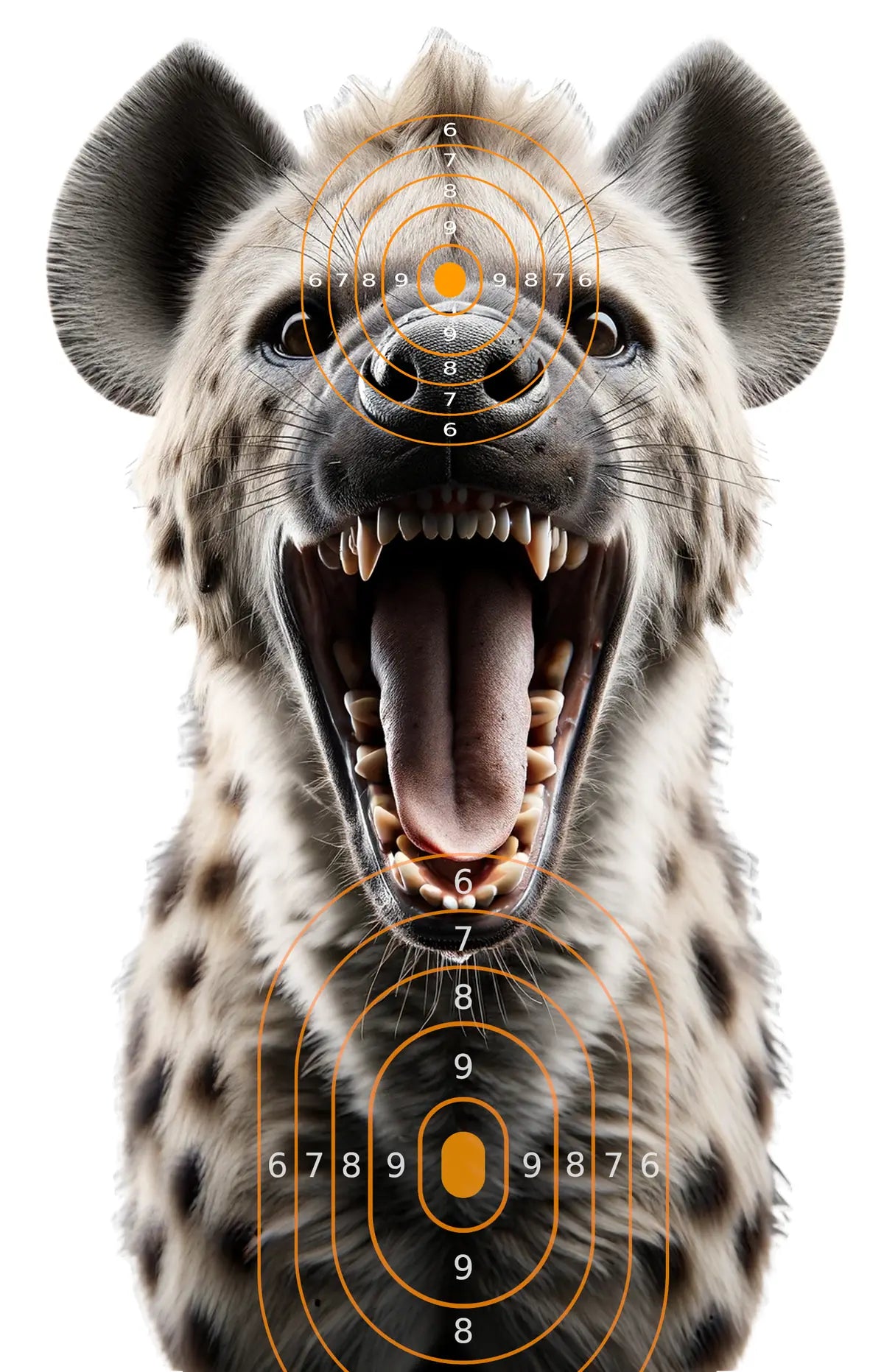 Safari Animals Hyena Target 22 - Printable Shooting Target