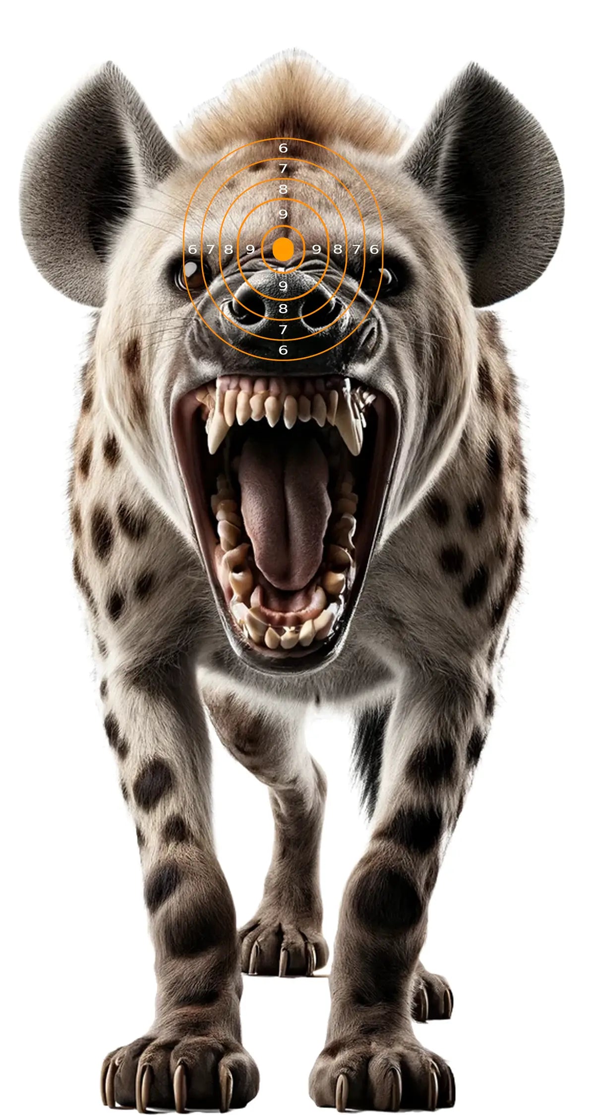 Safari Animals Hyena Target 33 - Printable Shooting Target