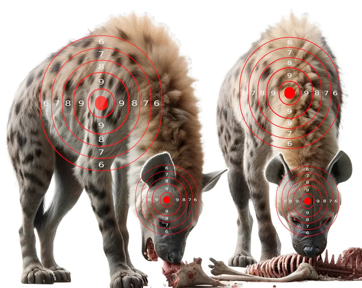 Safari Animals Hyenas Target 44 - Printable Shooting Target