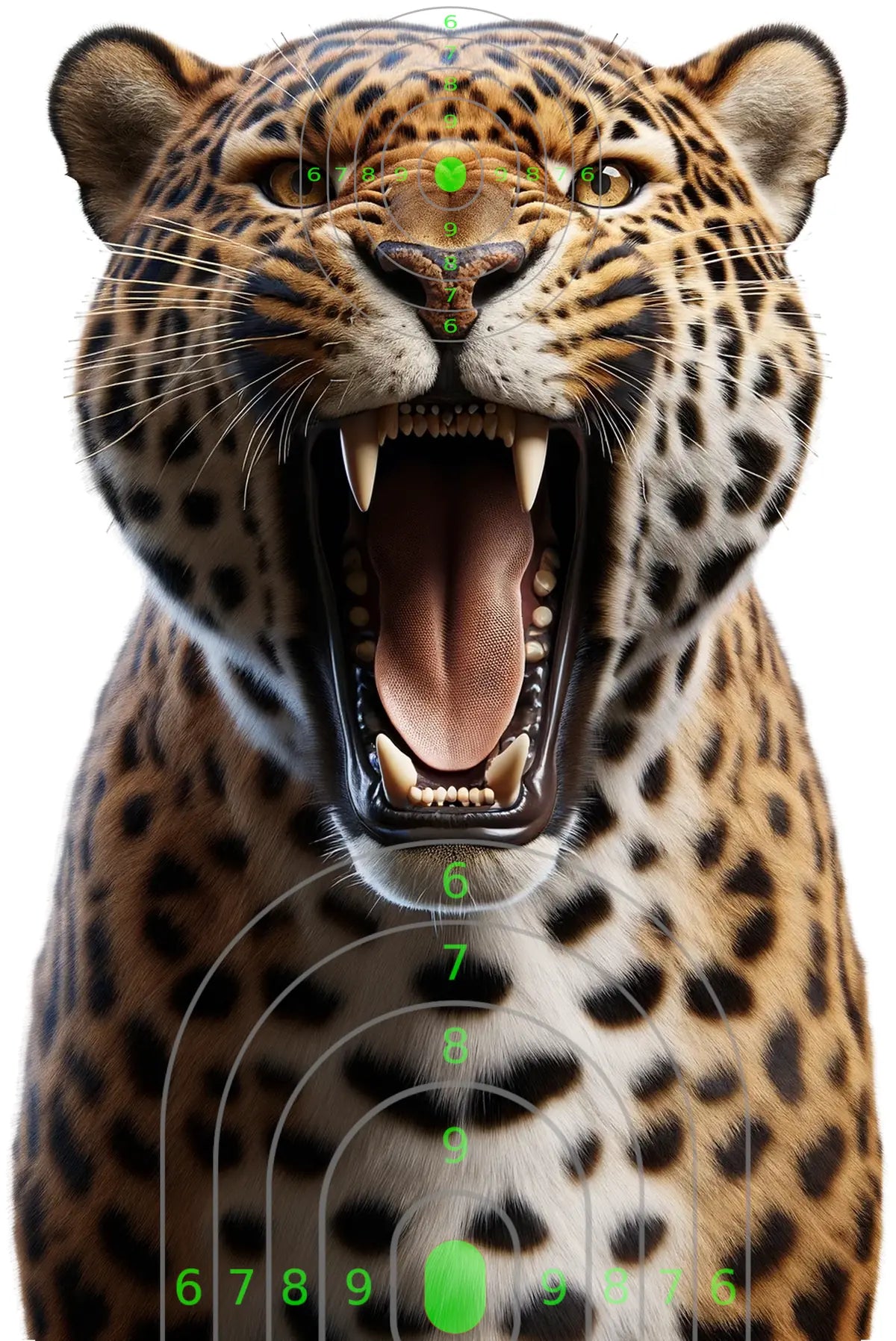Safari Animals Leopard Target 45 - Printable Shooting Target