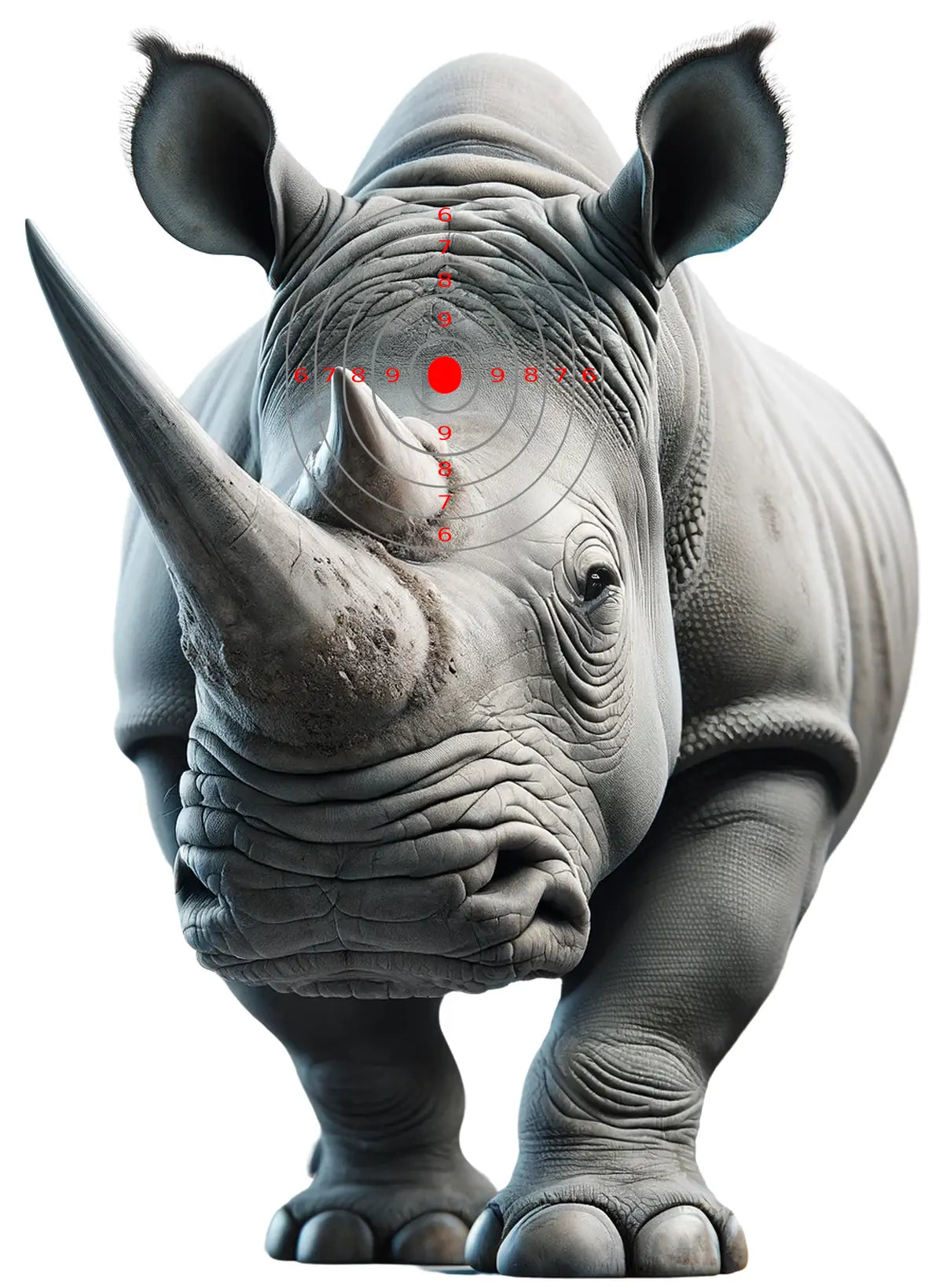 Safari Animals Rhino Target 26 - Printable Shooting Target