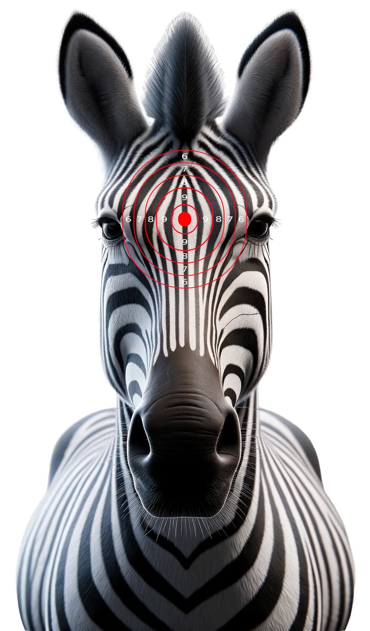 Safari Animals Zebra Target 24 - Printable Shooting Target