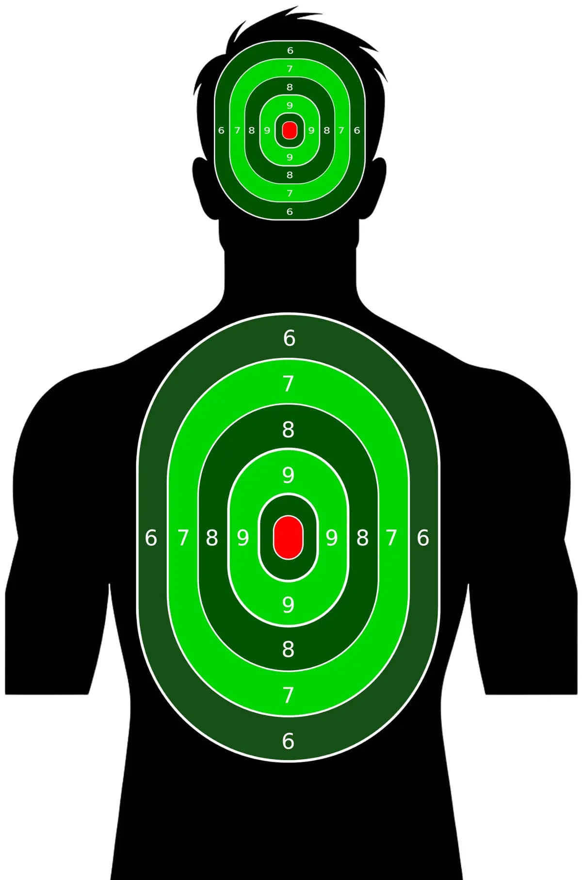 Silhouette Target 12 - Printable Shooting Target