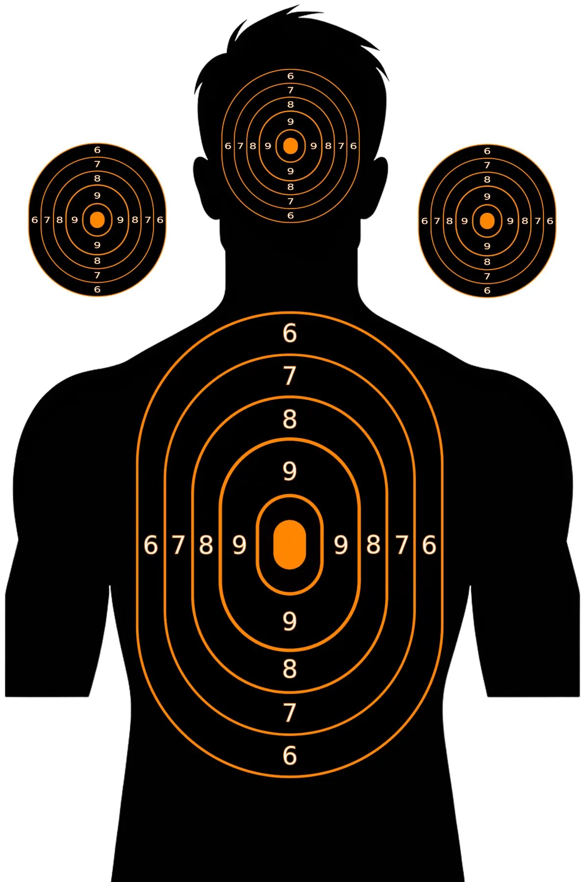 Silhouette Target 21 - Printable Shooting Target