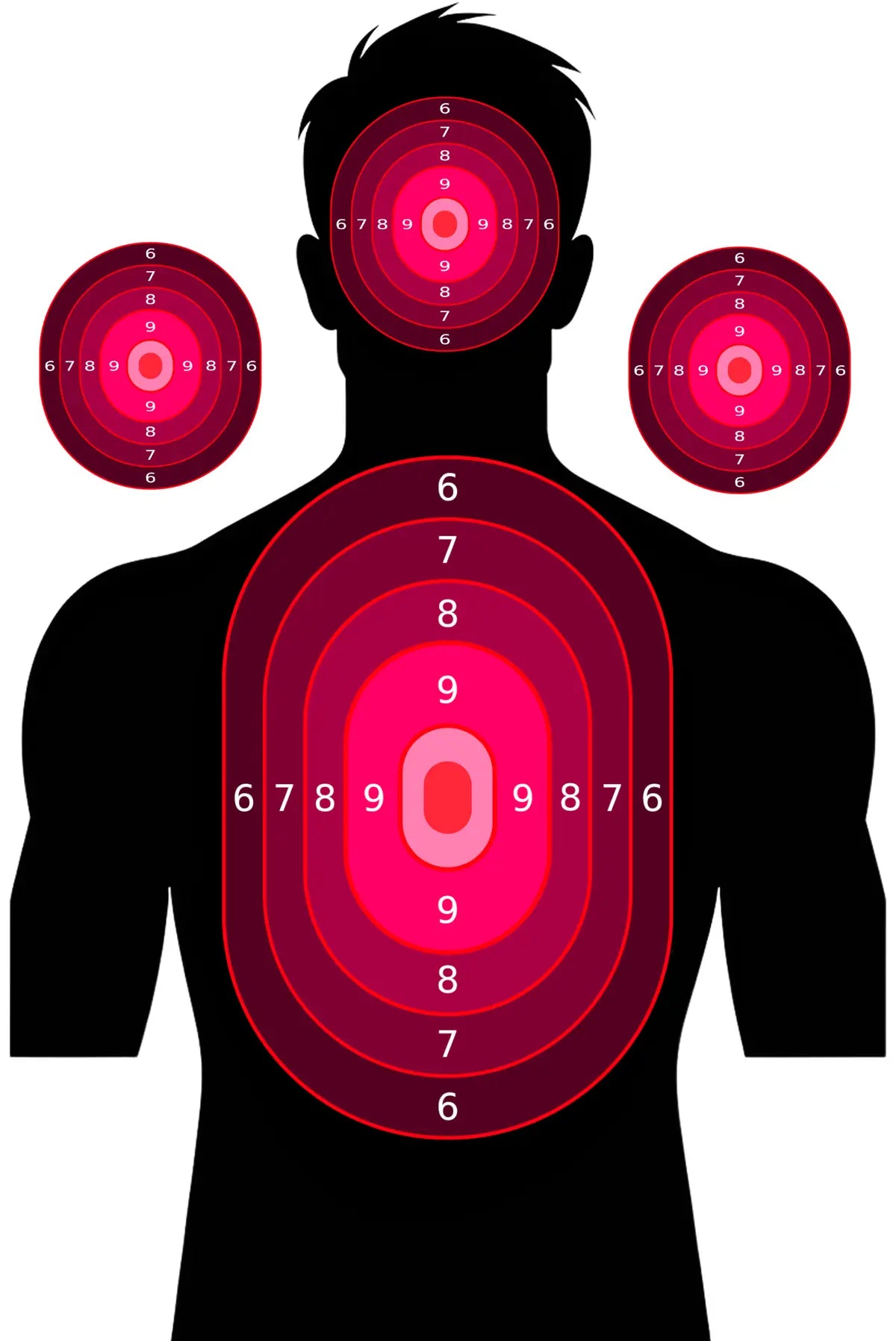 Silhouette Target 24 - Printable Shooting Target