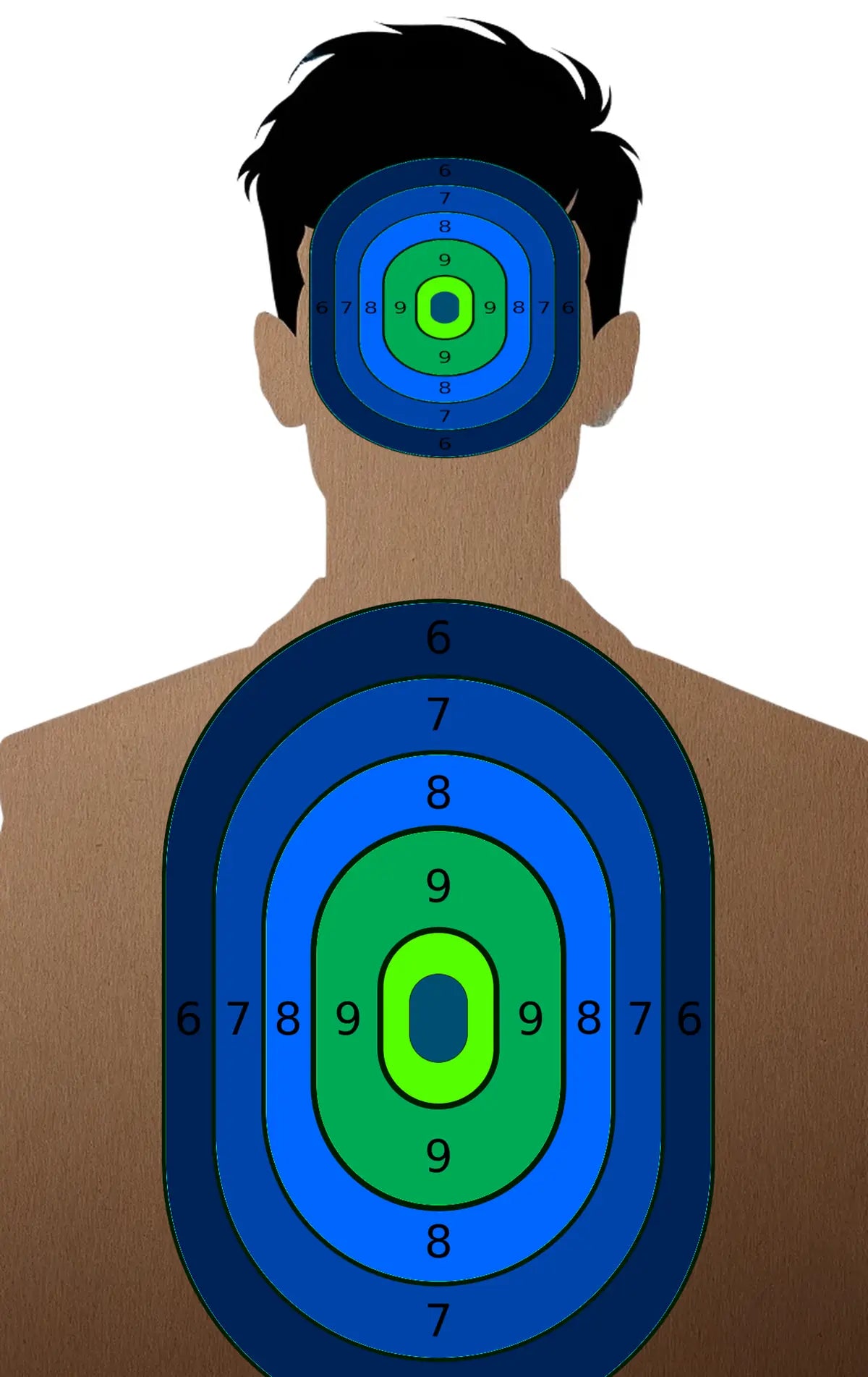 Silhouette Target 61 - Printable Shooting Target