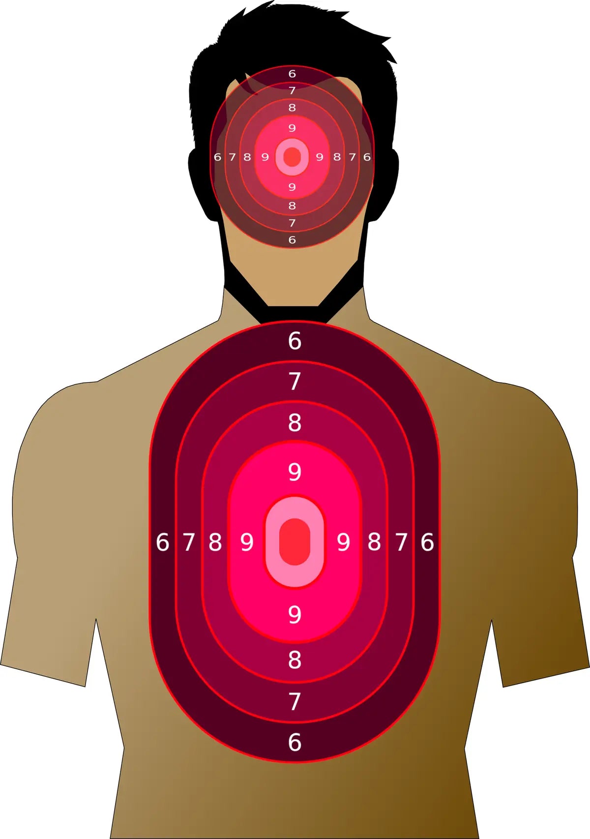 Silhouette Target 64 - Printable Shooting Target