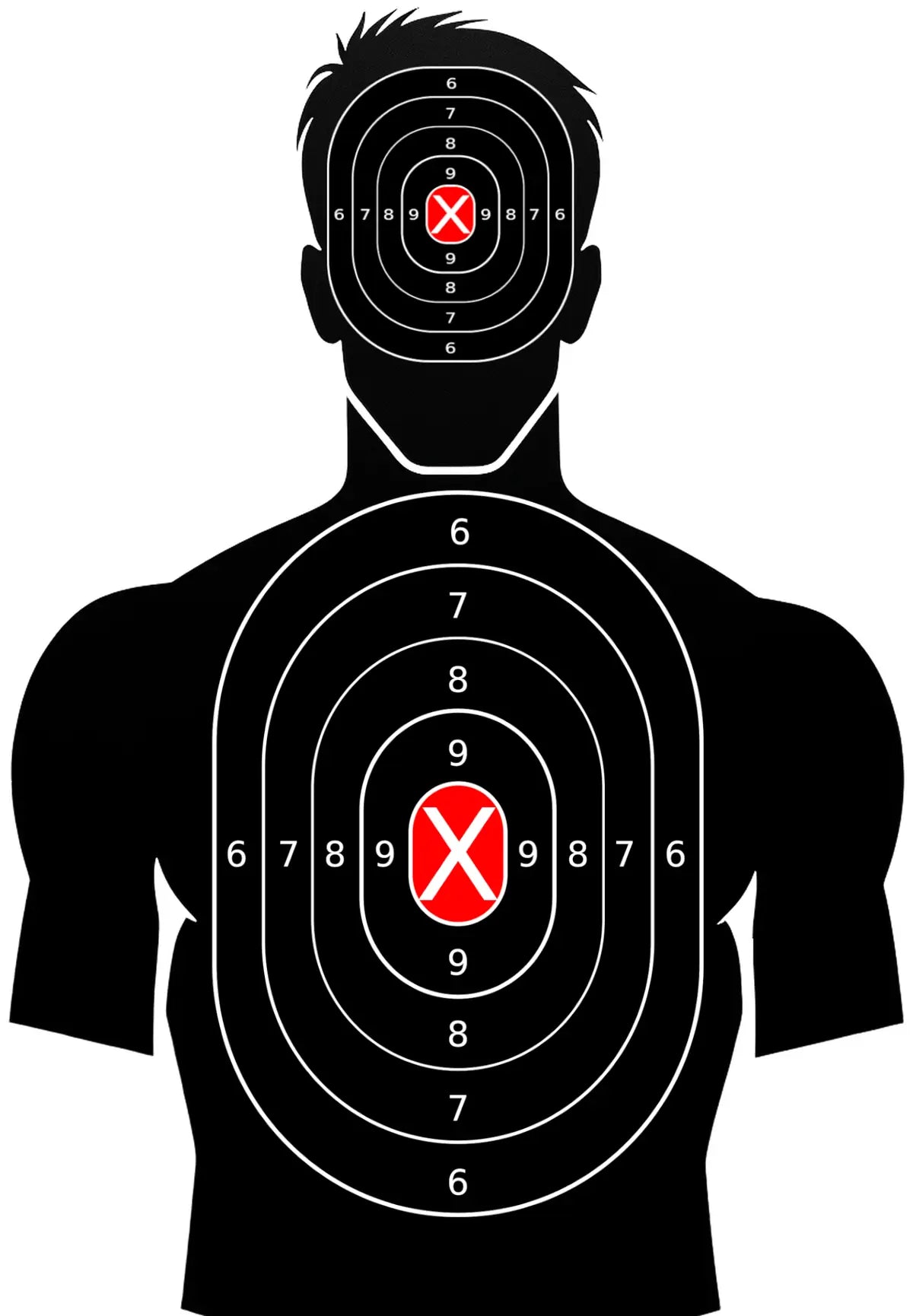 Silhouette Target 7 - Printable Shooting Target